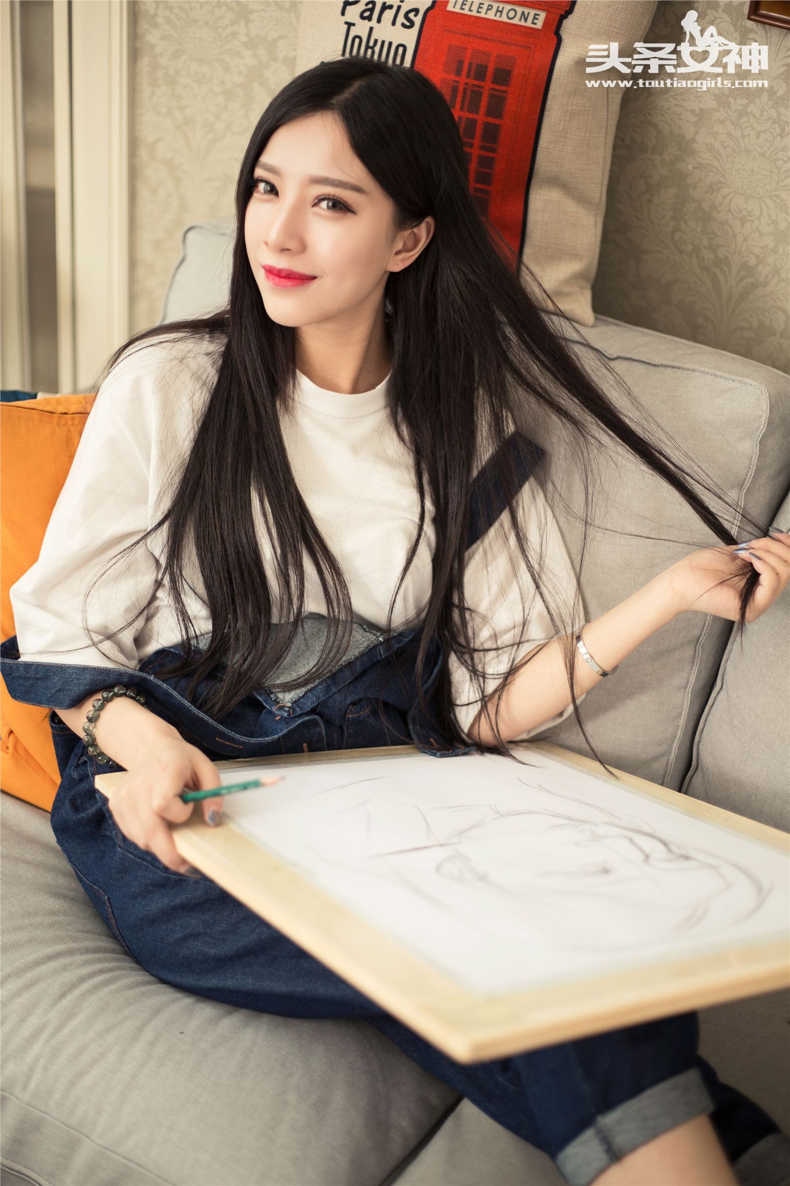 [Toutiaogirls]头条女神 2016.06.03 油画小学妹 COCO