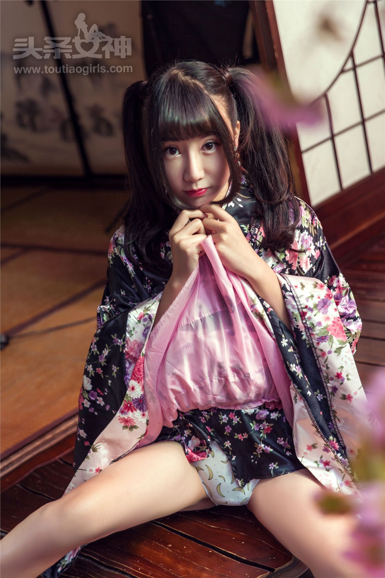 [TouTiao头条女神] 2017.08.24 笑笑和服七夕