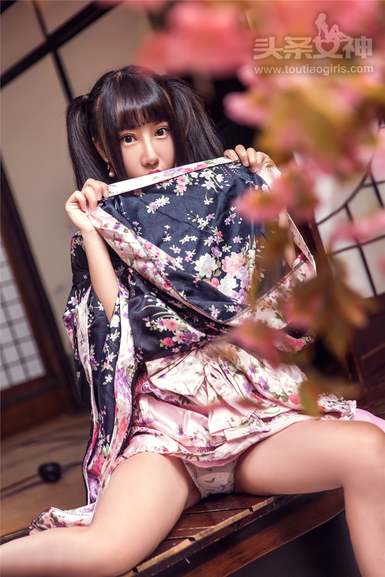 [TouTiao头条女神] 2017.08.24 笑笑和服七夕