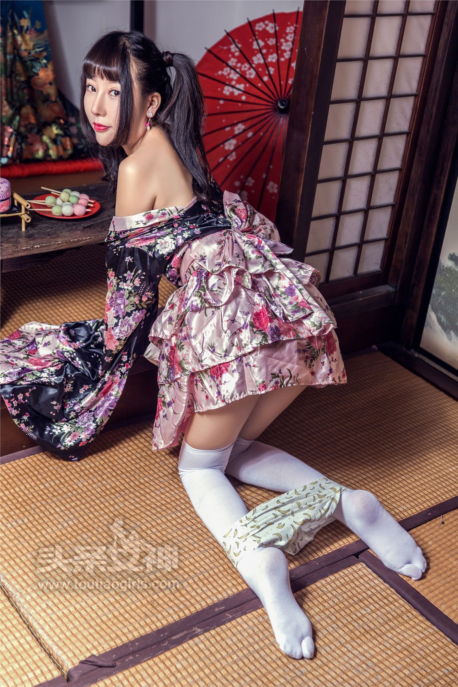 [TouTiao头条女神] 2017.08.24 笑笑和服七夕