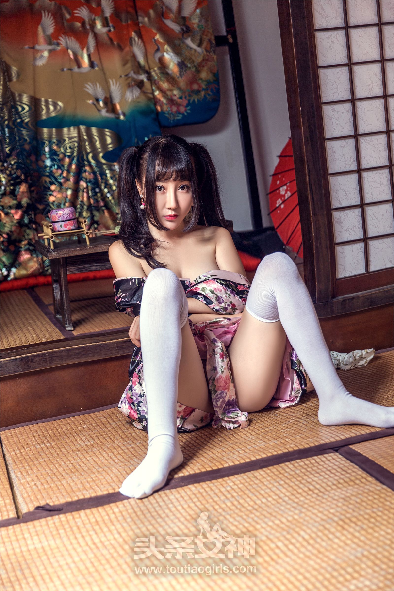 [TouTiao头条女神] 2017.08.24 笑笑和服七夕