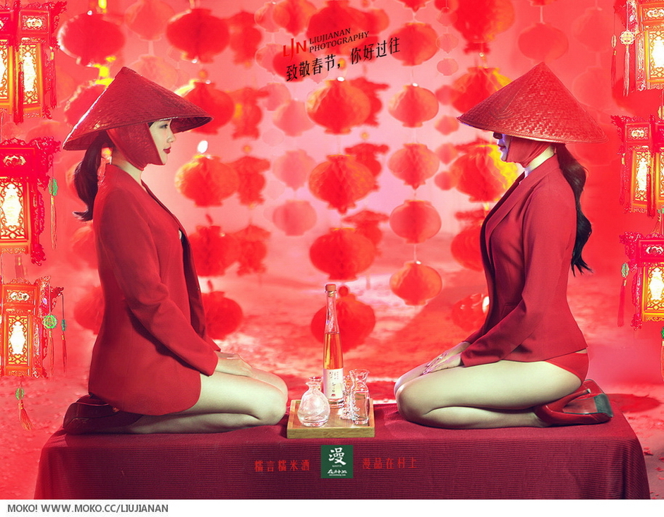 TuiGirl推女郎冯雨芝主演，美空2015贺岁大尺度写真 - 《致敬春节，你好过往