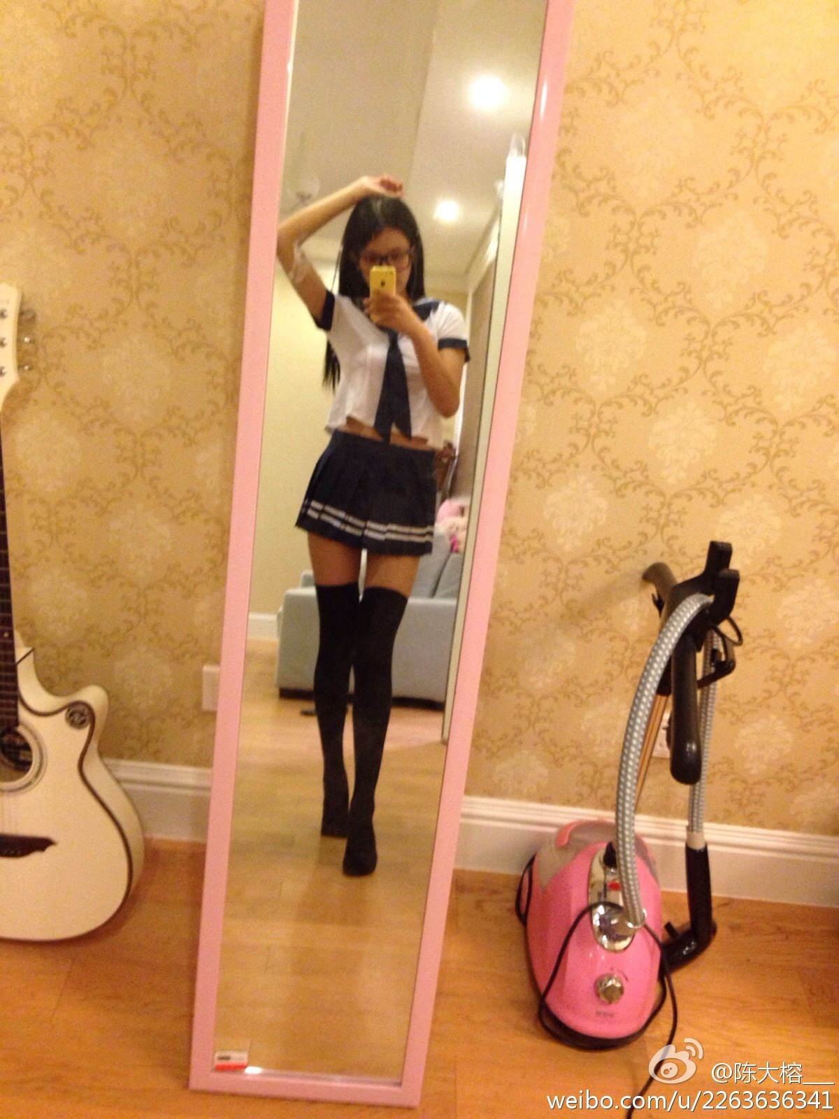 秀人网模特美女神陈大榕生活微博自拍写真