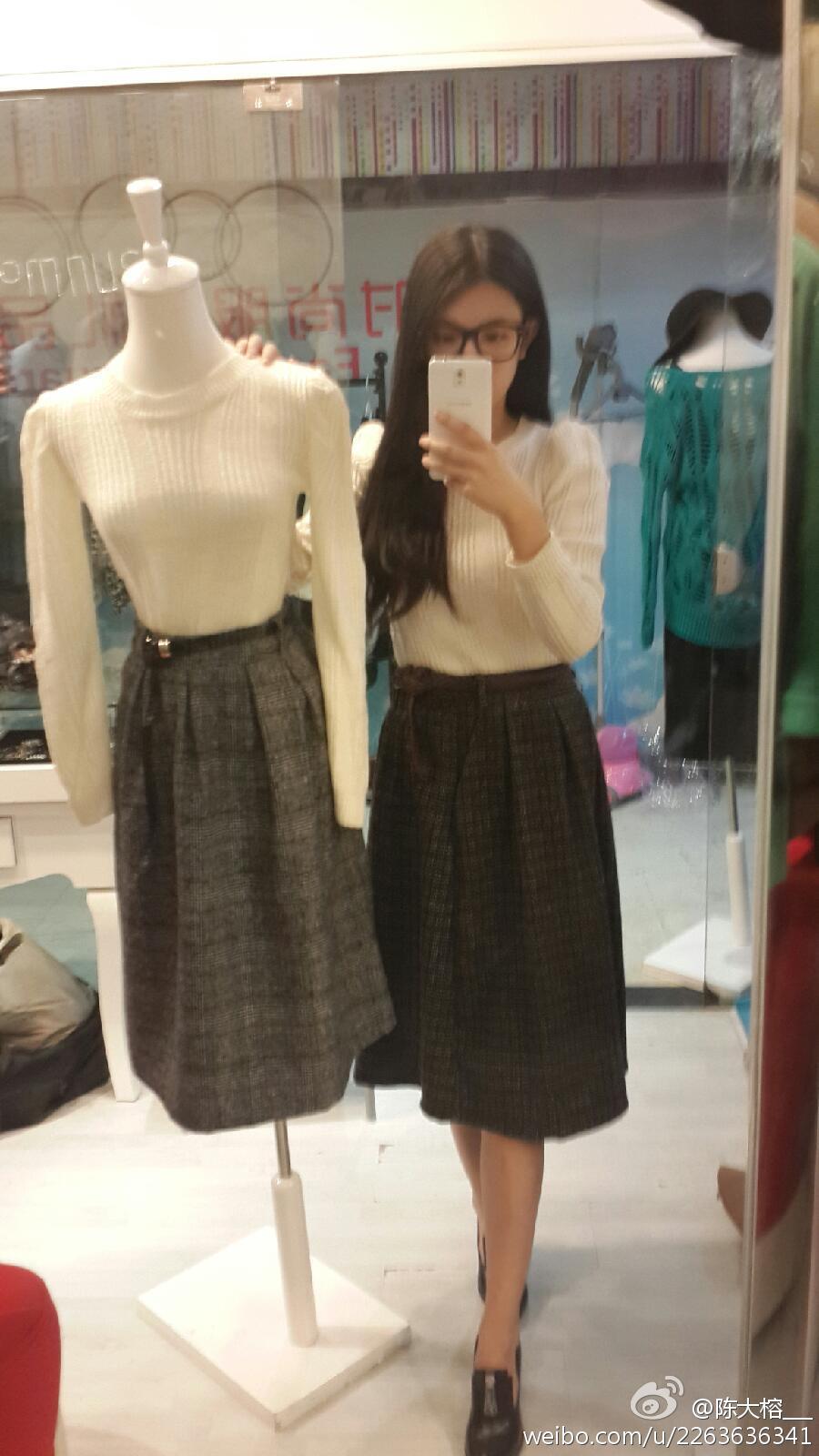 秀人网模特美女神陈大榕生活微博自拍写真