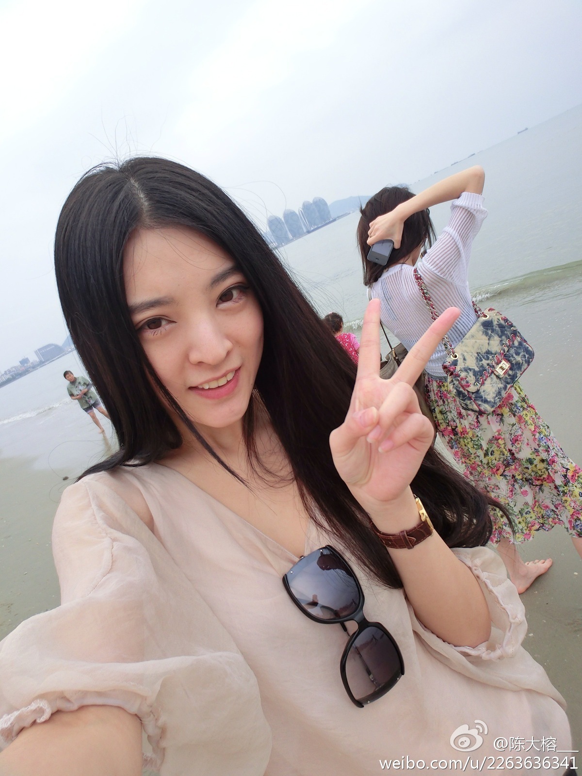 秀人网模特美女神陈大榕生活微博自拍写真