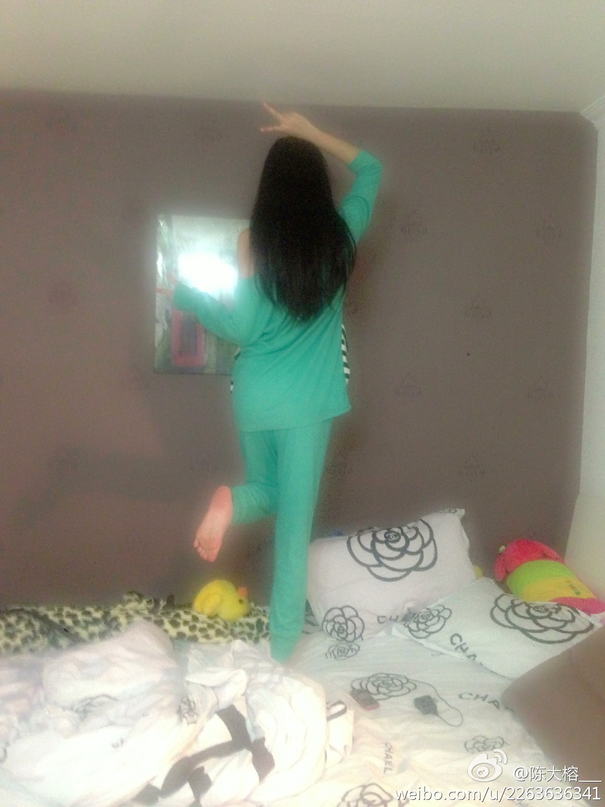 秀人网模特美女神陈大榕生活微博自拍写真