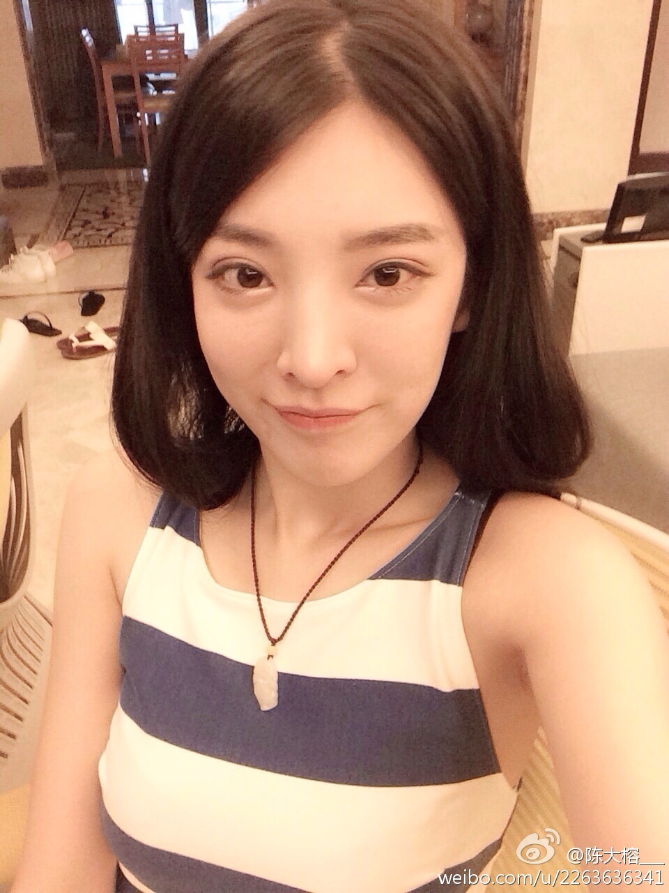 秀人网模特美女神陈大榕生活微博自拍写真