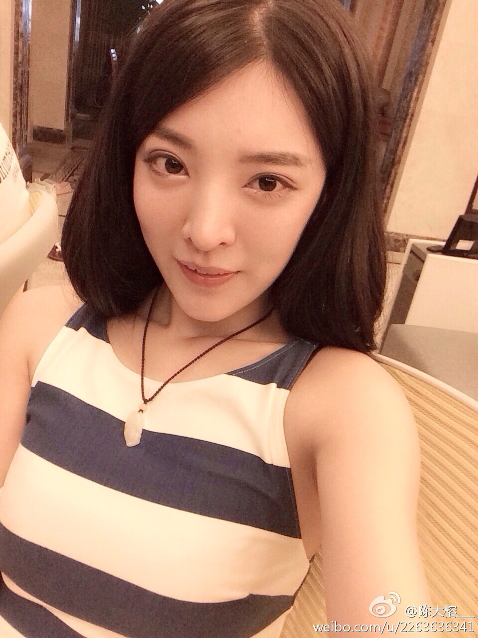 秀人网模特美女神陈大榕生活微博自拍写真