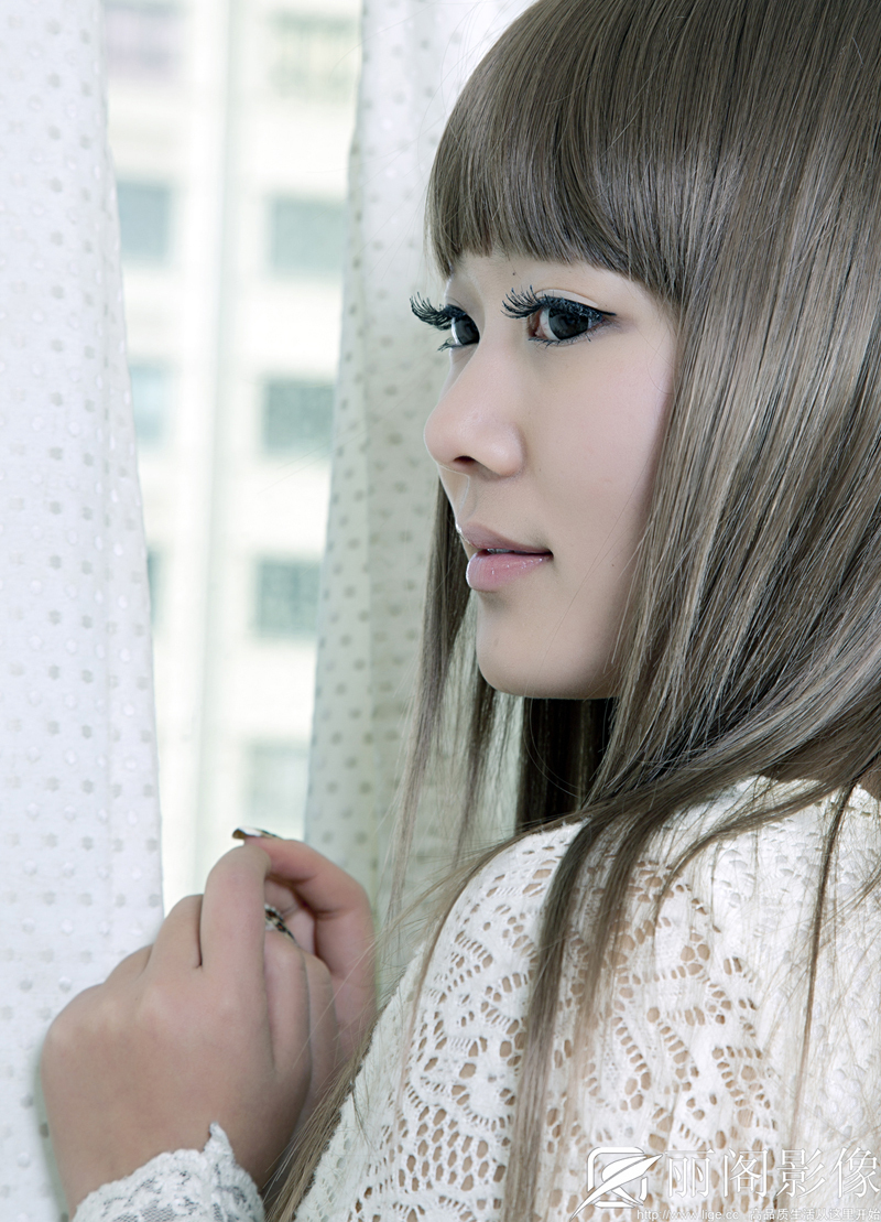 Lige丽阁影像 M-No.001 小白 - No.003