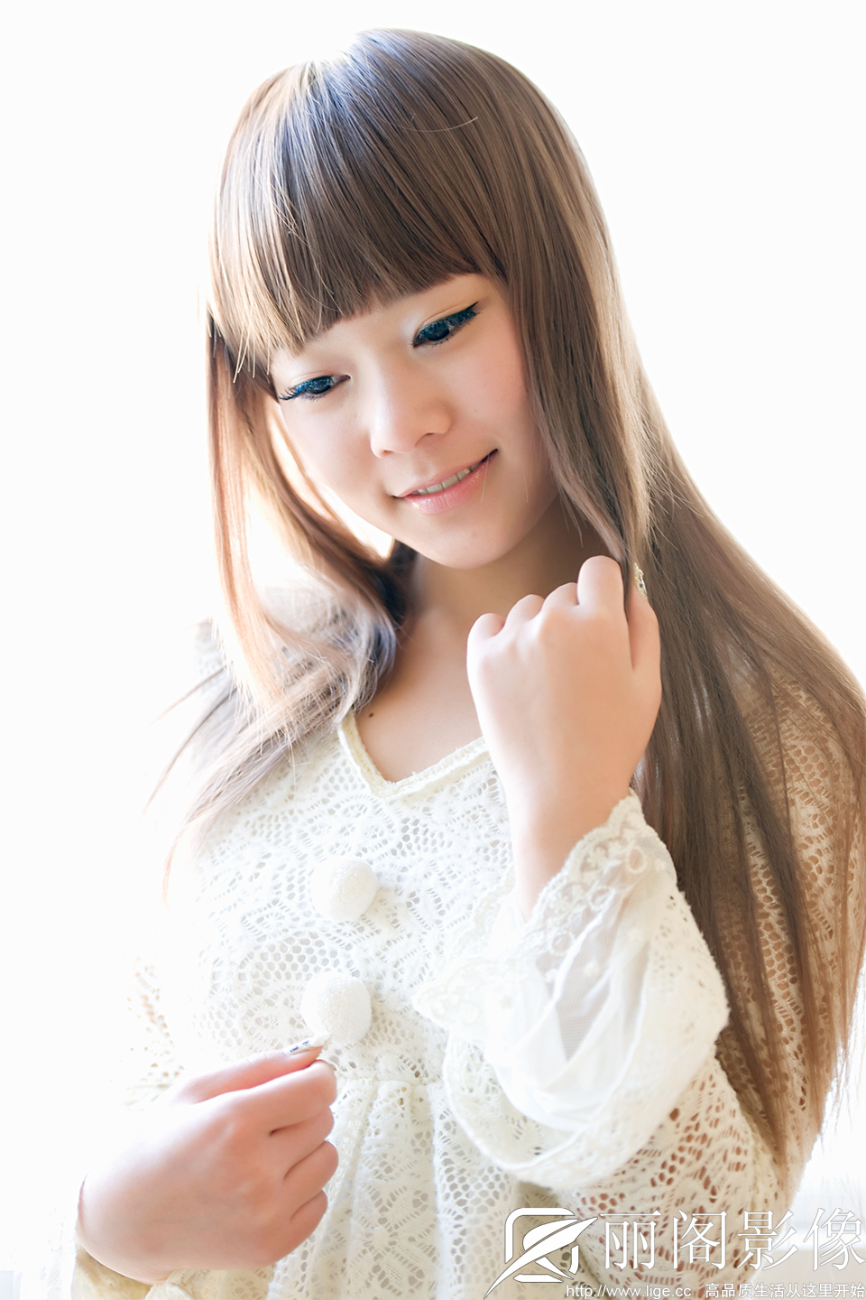 Lige丽阁影像 M-No.001 小白 - No.003