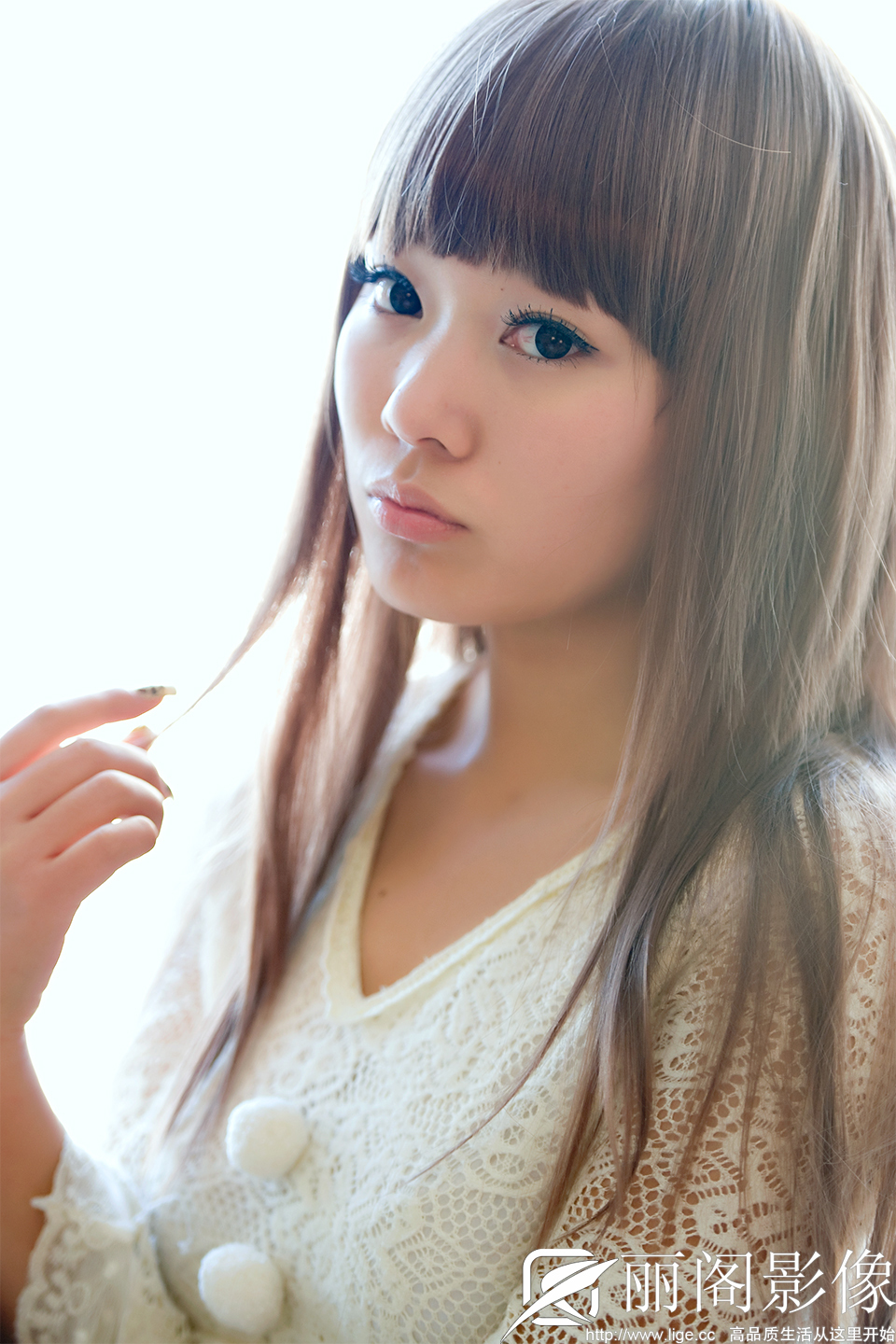 Lige丽阁影像 M-No.001 小白 - No.003