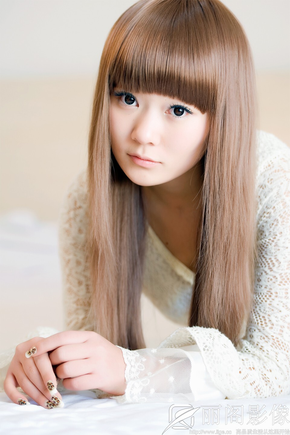 Lige丽阁影像 M-No.001 小白 - No.003