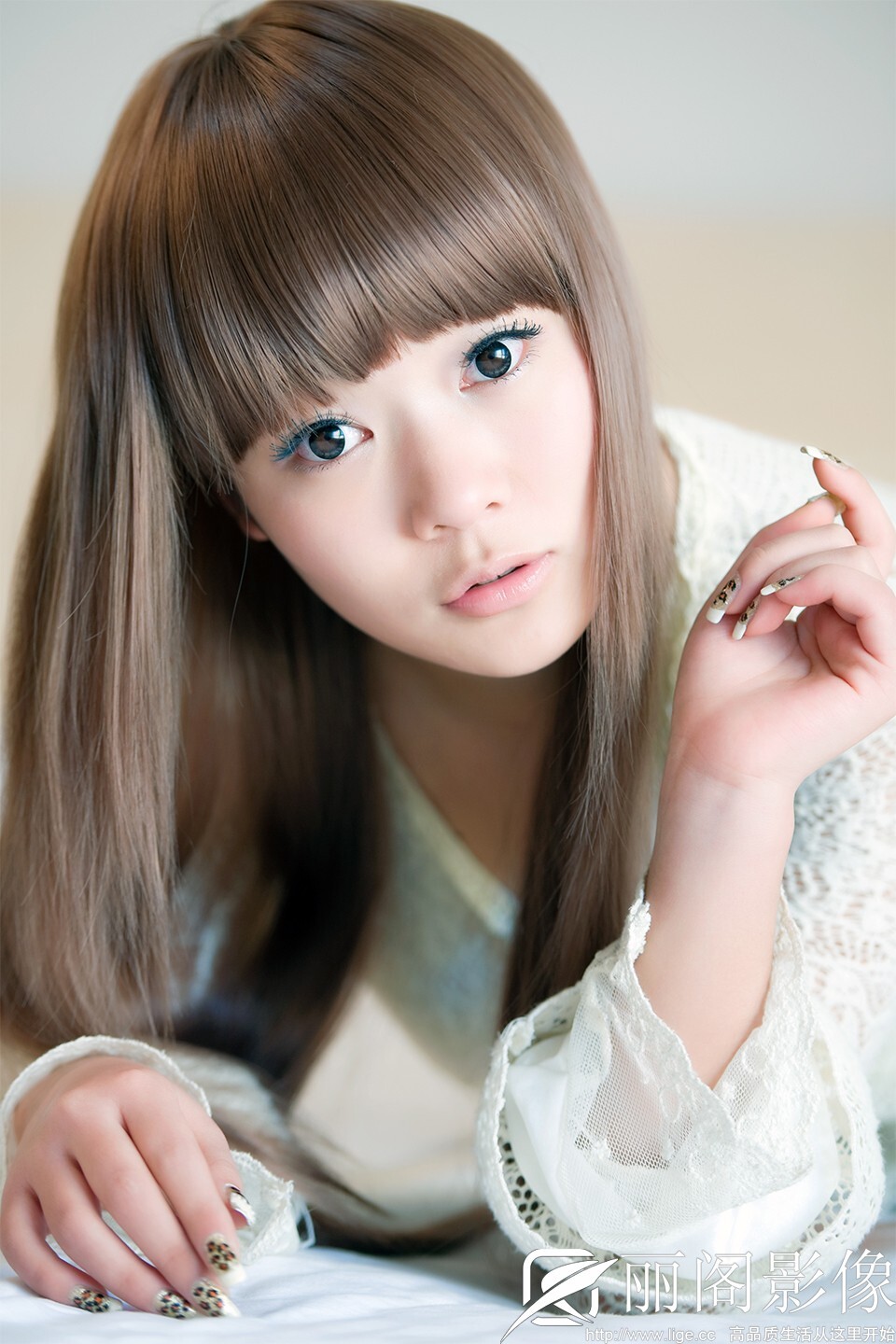 Lige丽阁影像 M-No.001 小白 - No.003