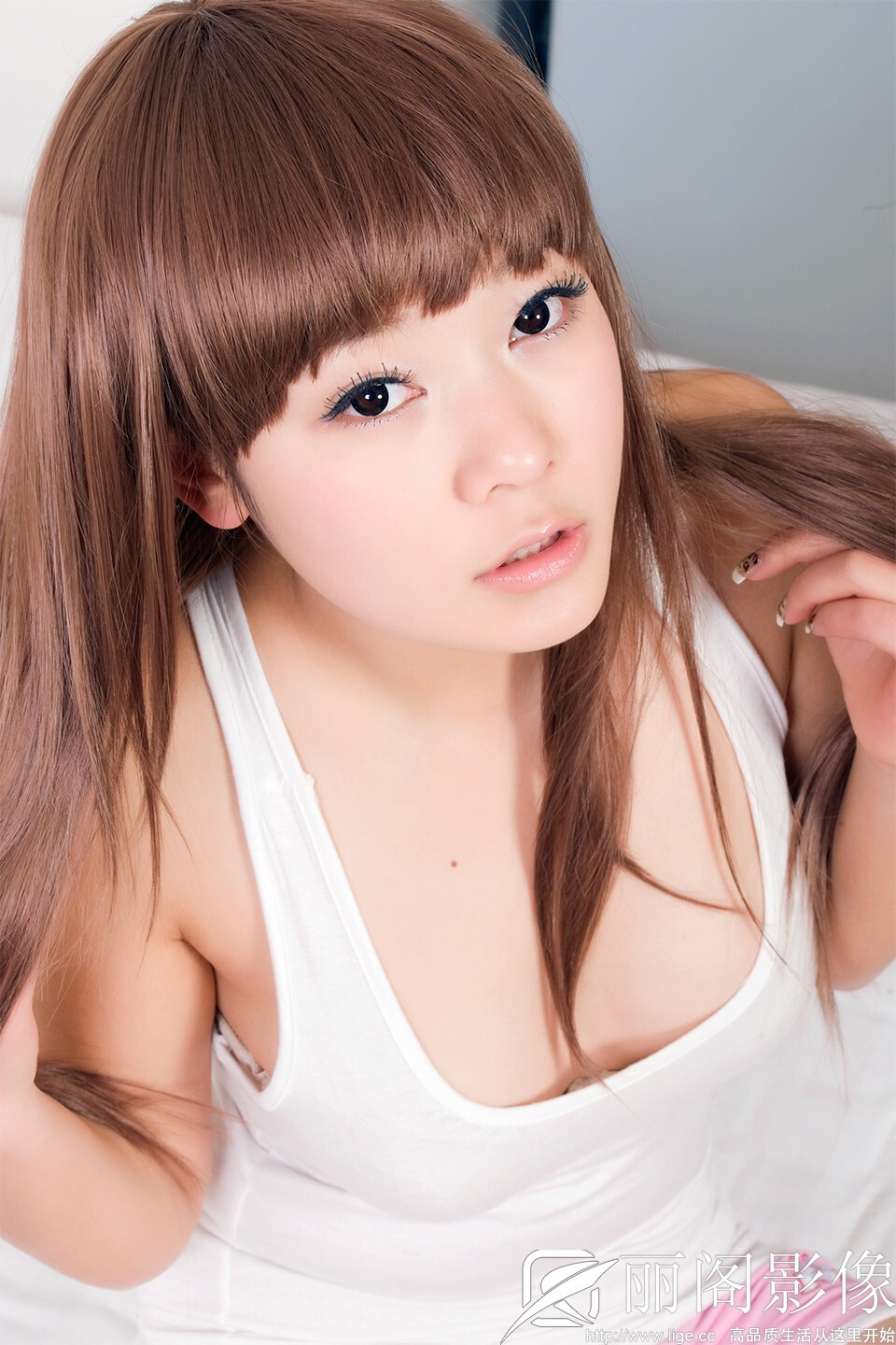 Lige丽阁影像 M-No.001 小白 - No.003