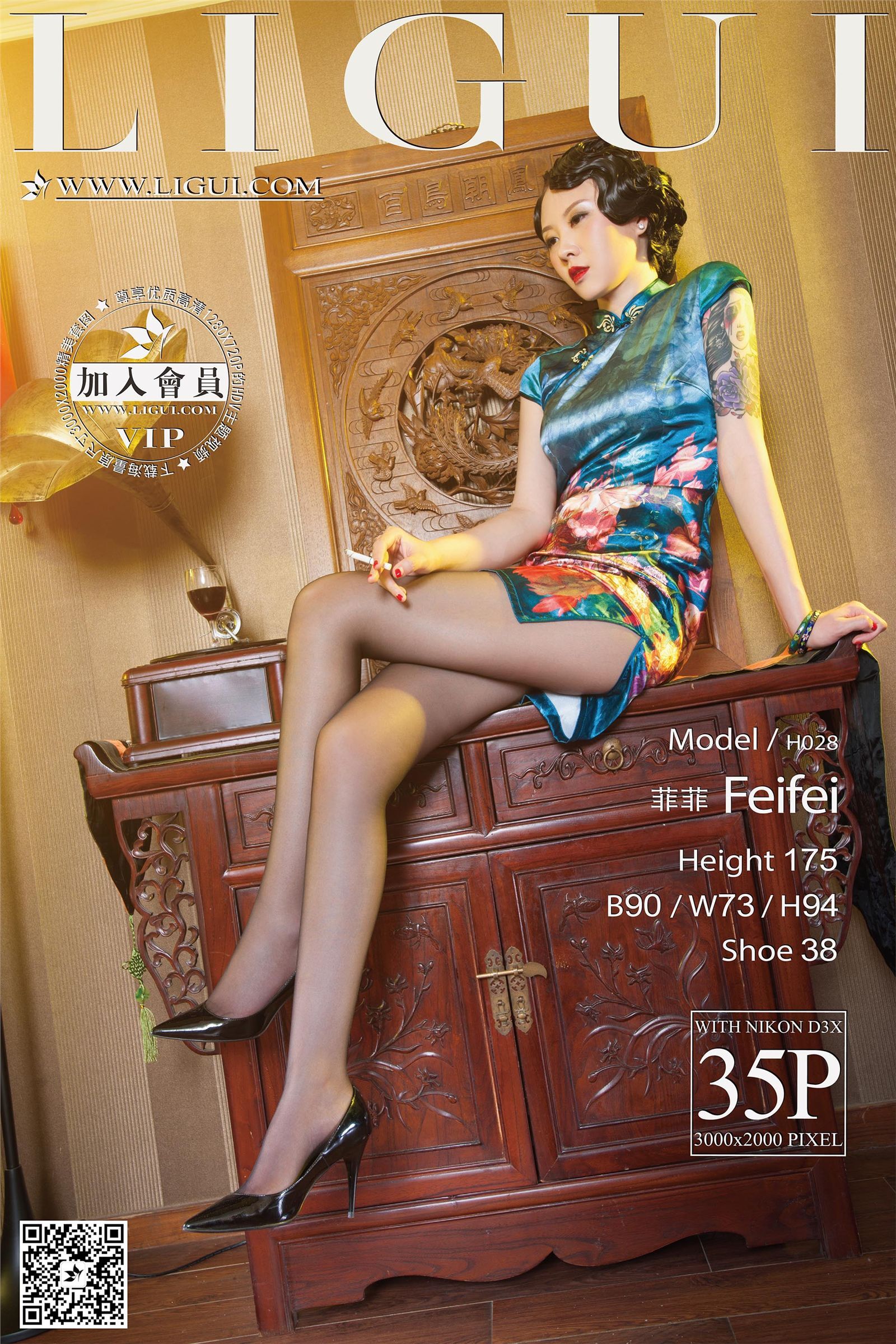 [Ligui丽柜]2015.06.10 网络丽人 Model 菲菲