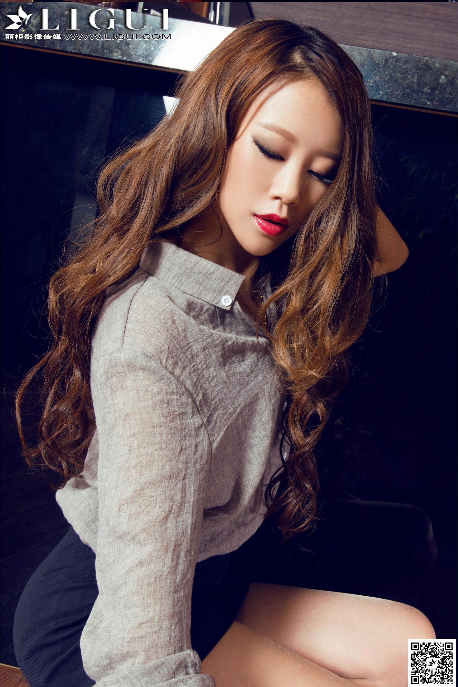 [Ligui丽柜]2015.07.30 网络丽人 Model 语寒