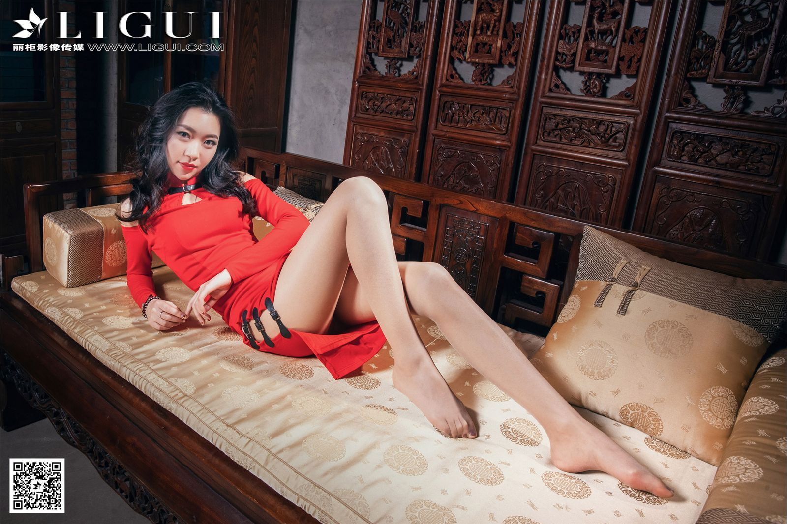 [Ligui丽柜]2017.01.27 网络丽人 Model 文欣