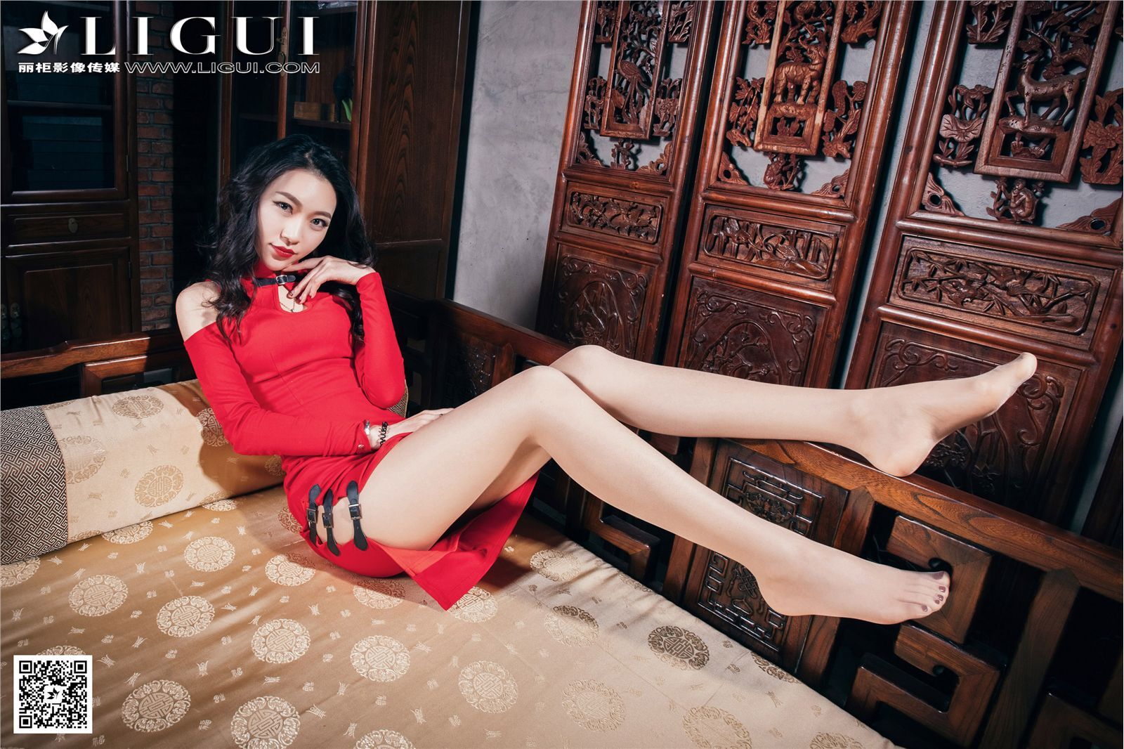 [Ligui丽柜]2017.01.27 网络丽人 Model 文欣