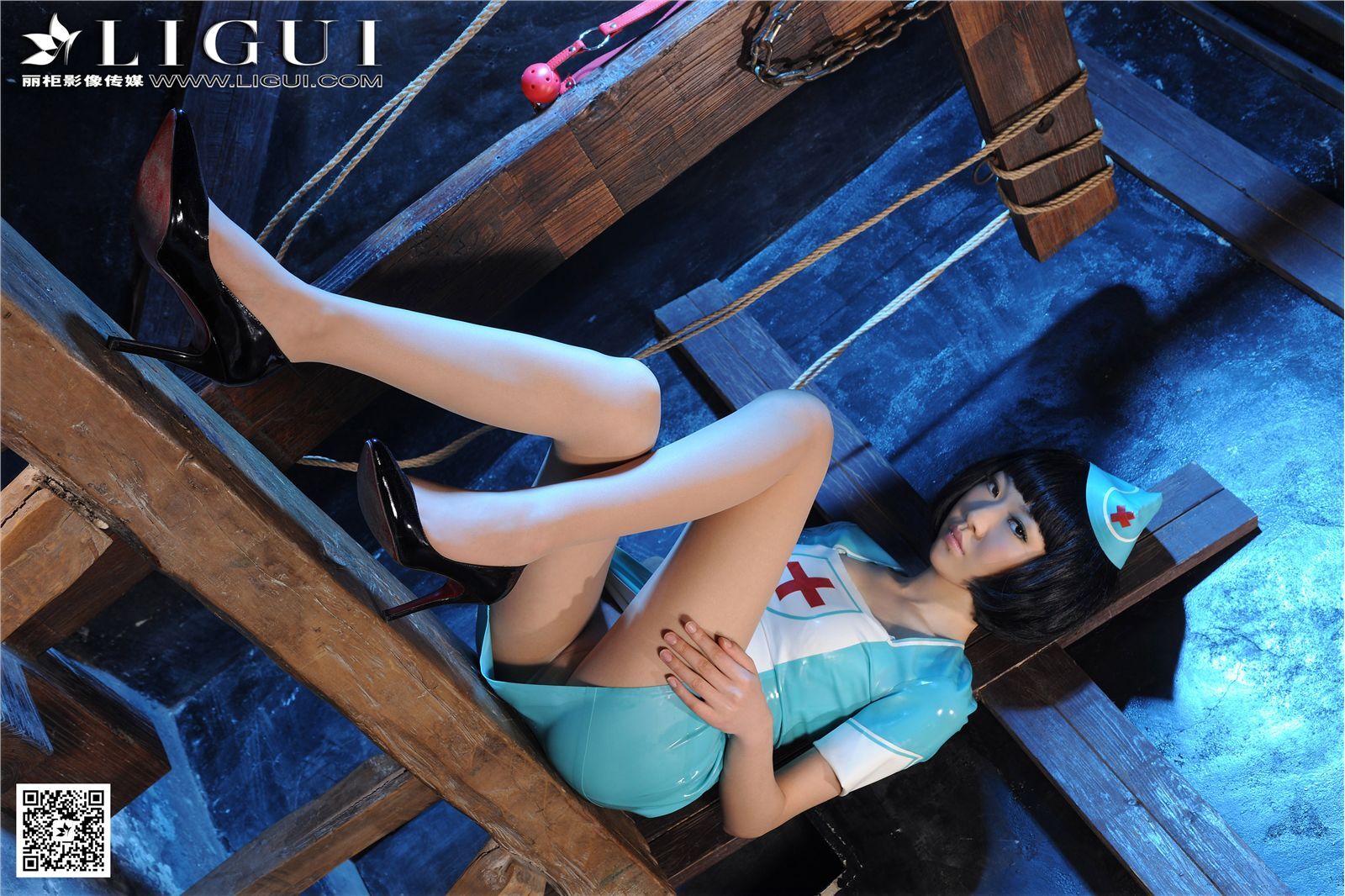 [Ligui丽柜]2017.04.30 网络丽人 Model 文欣