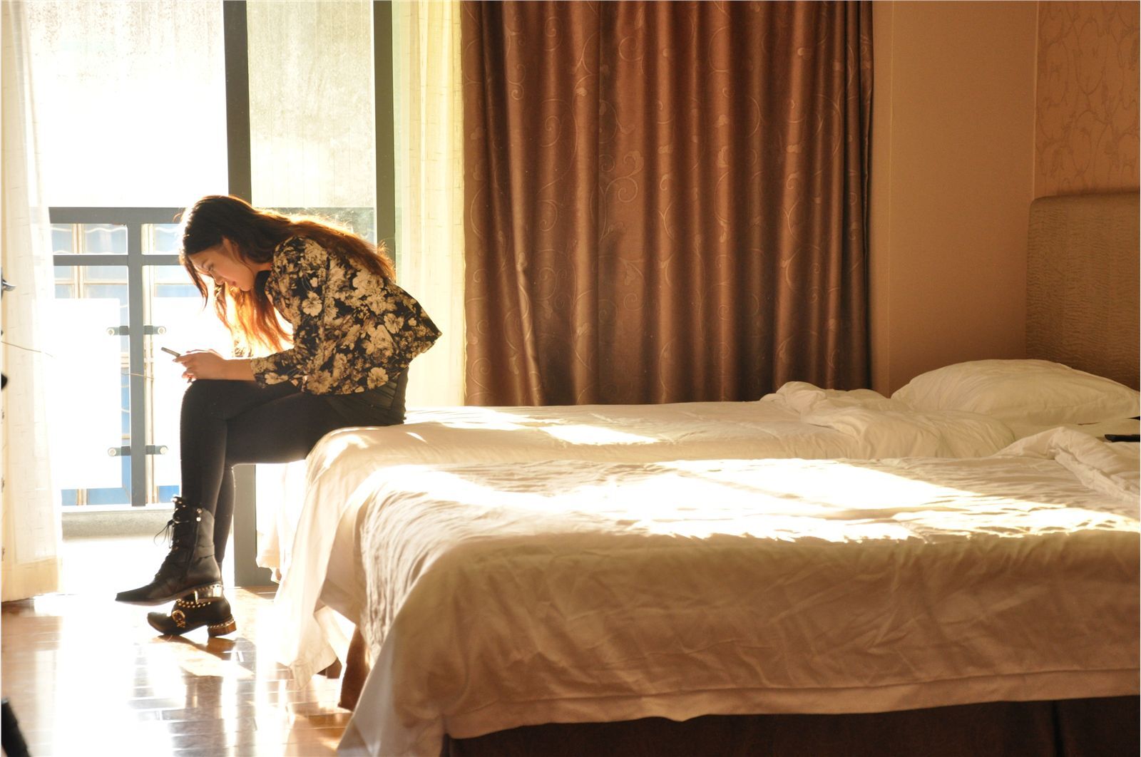 子顔2012.11.22(Y)私拍套图 林子颜散心