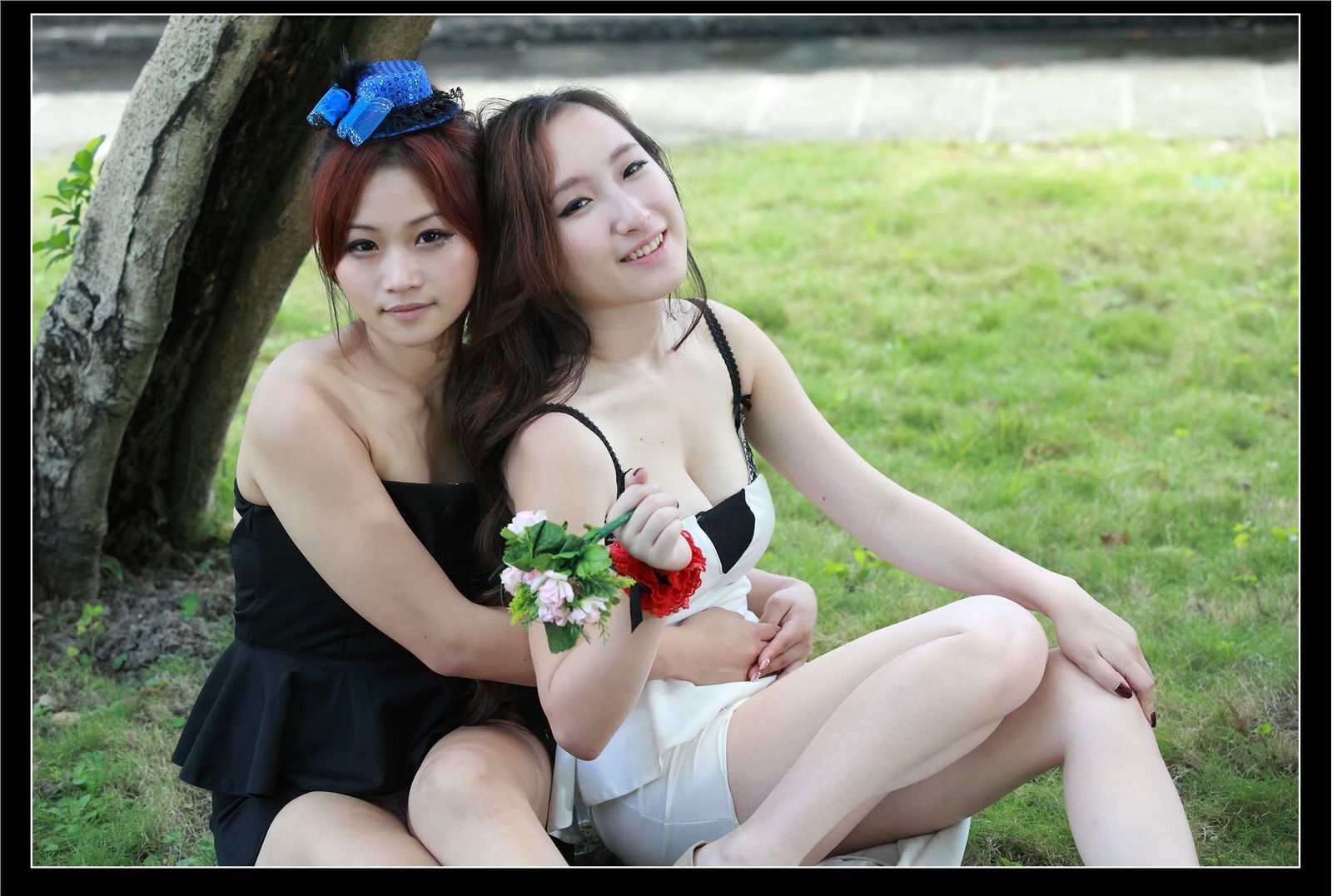 妞妞and泡芙外拍写真