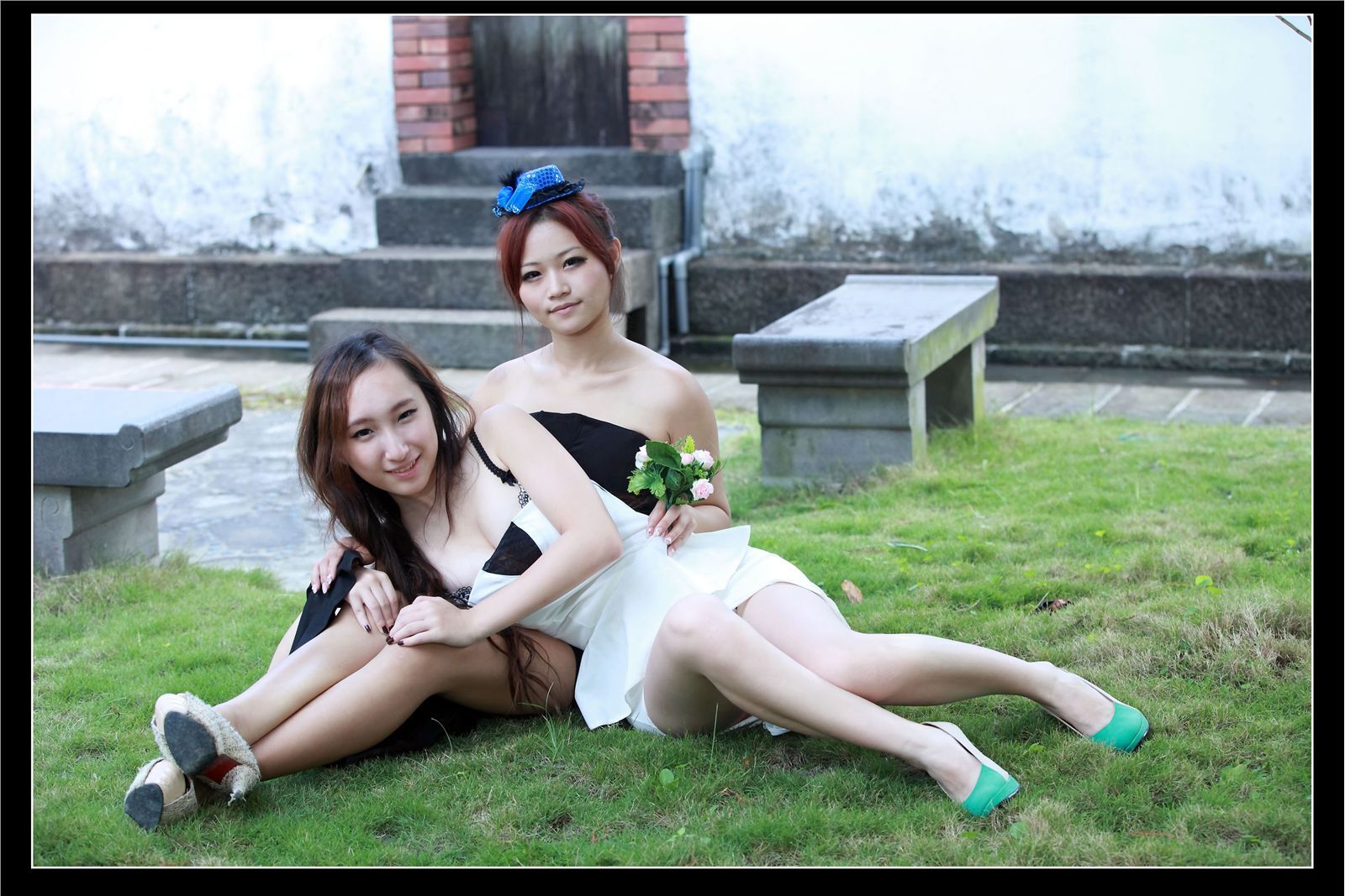 妞妞and泡芙外拍写真