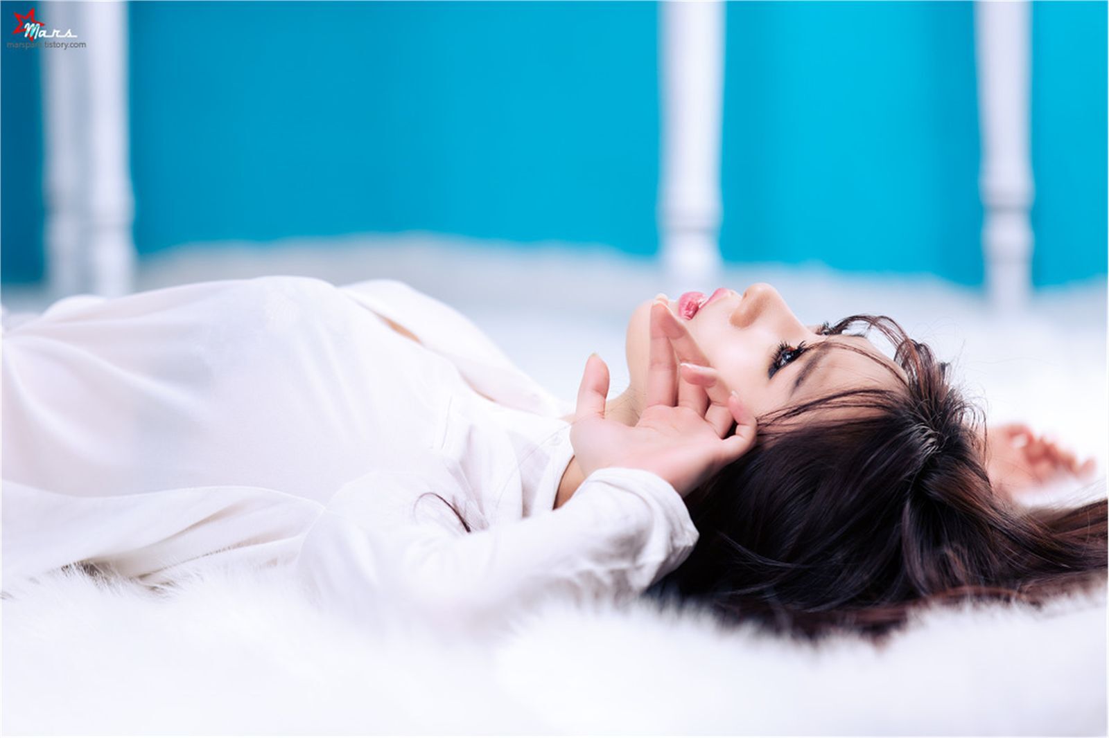 韩国美女宋珠娥-写真纯白玉兔