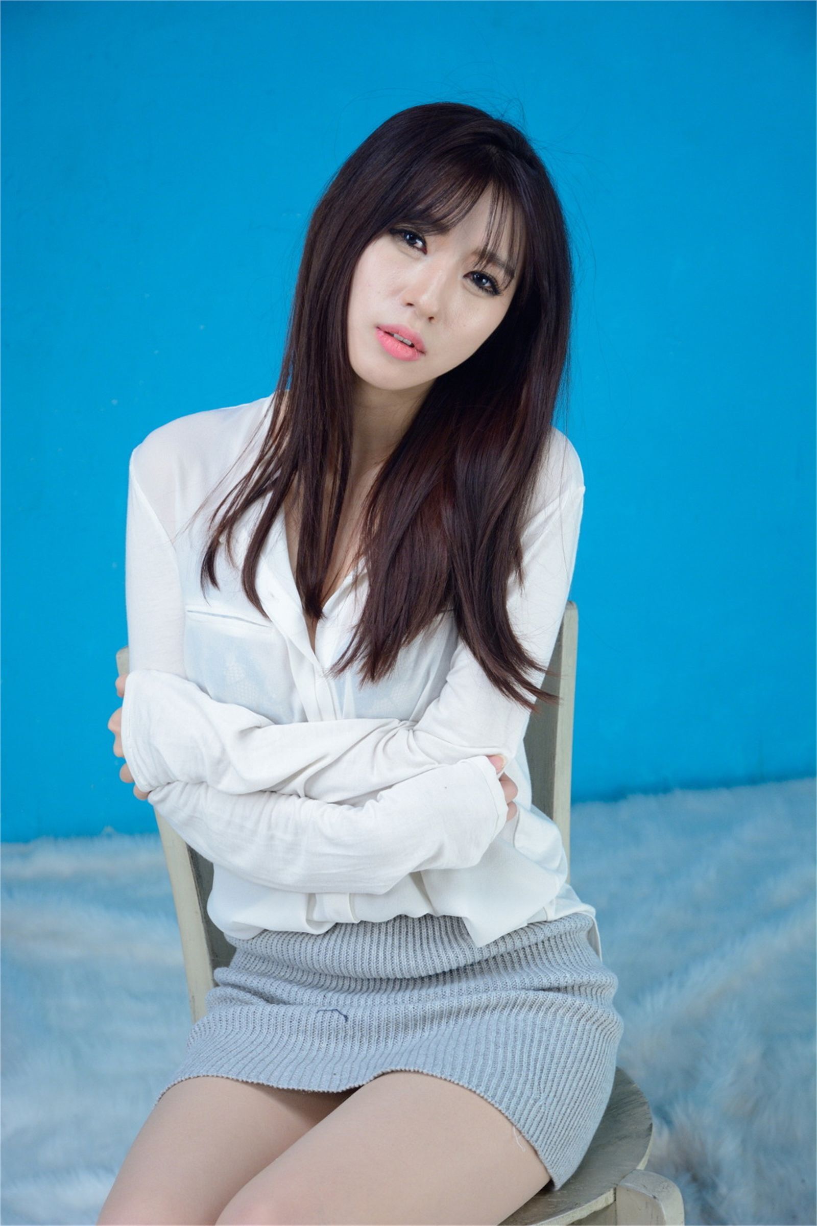 韩国美女宋珠娥-写真纯白玉兔