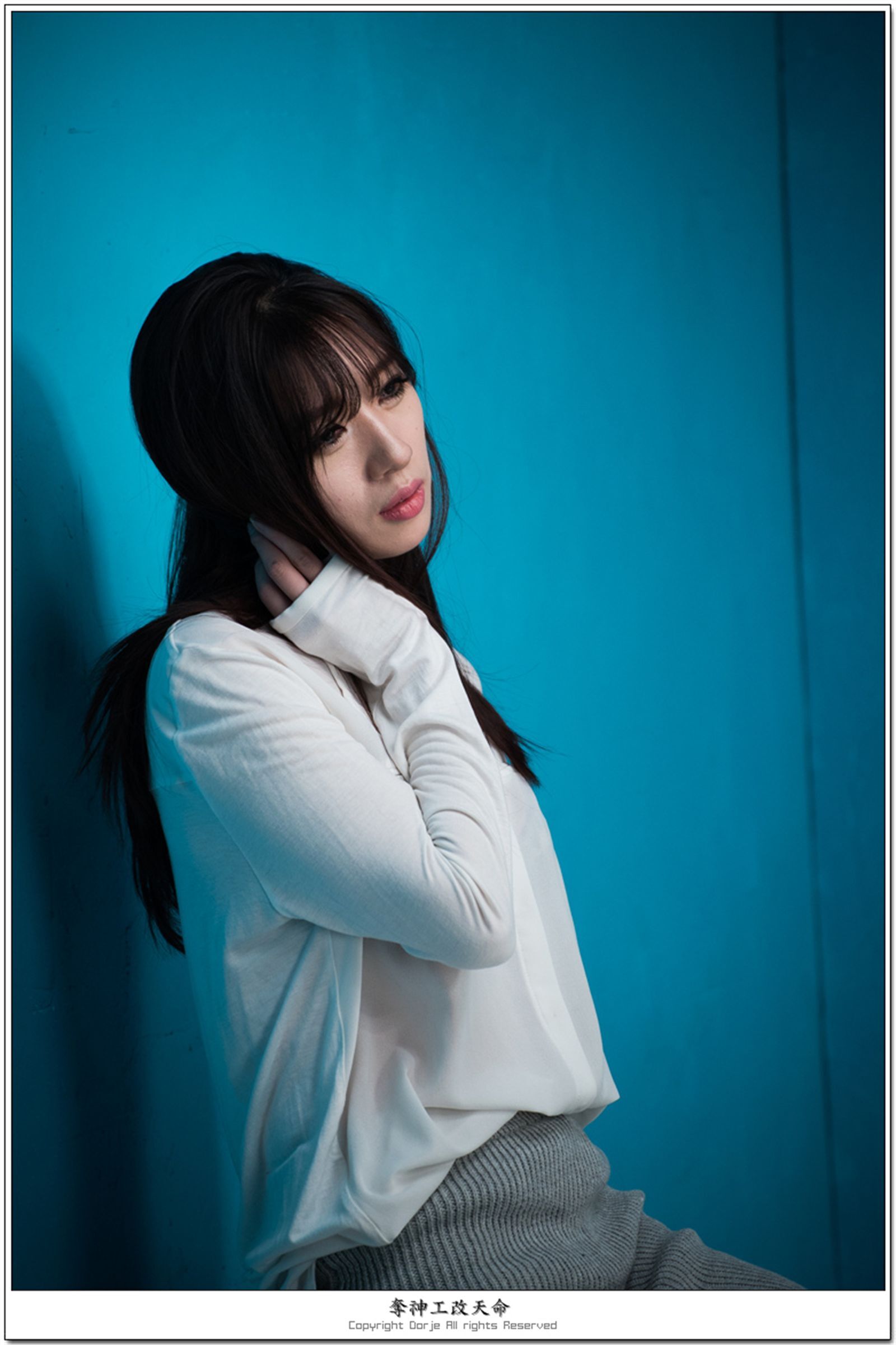 韩国美女宋珠娥-写真纯白玉兔