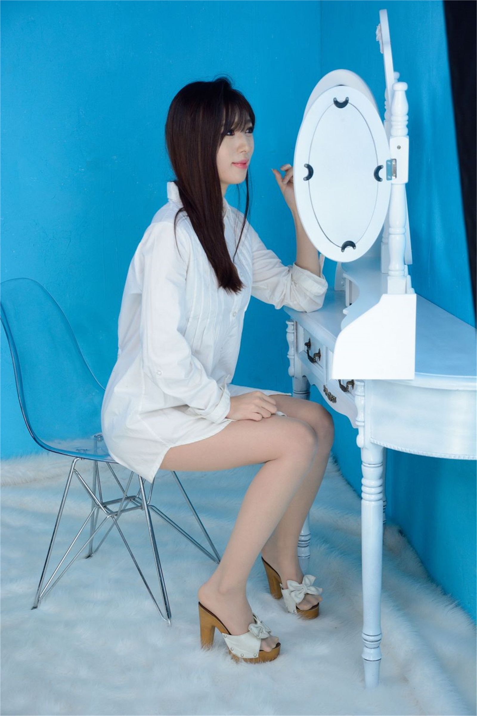 韩国美女宋珠娥-写真纯白玉兔