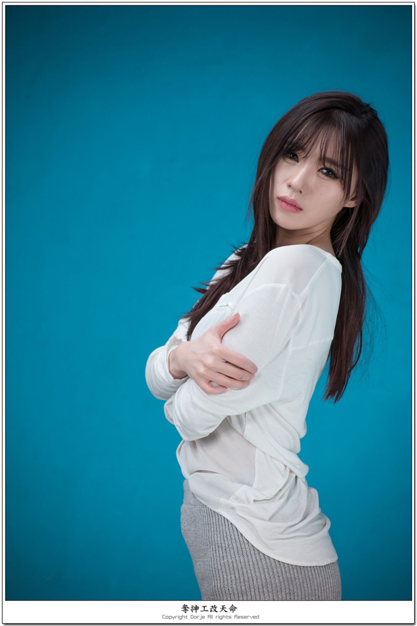 韩国美女宋珠娥-写真纯白玉兔