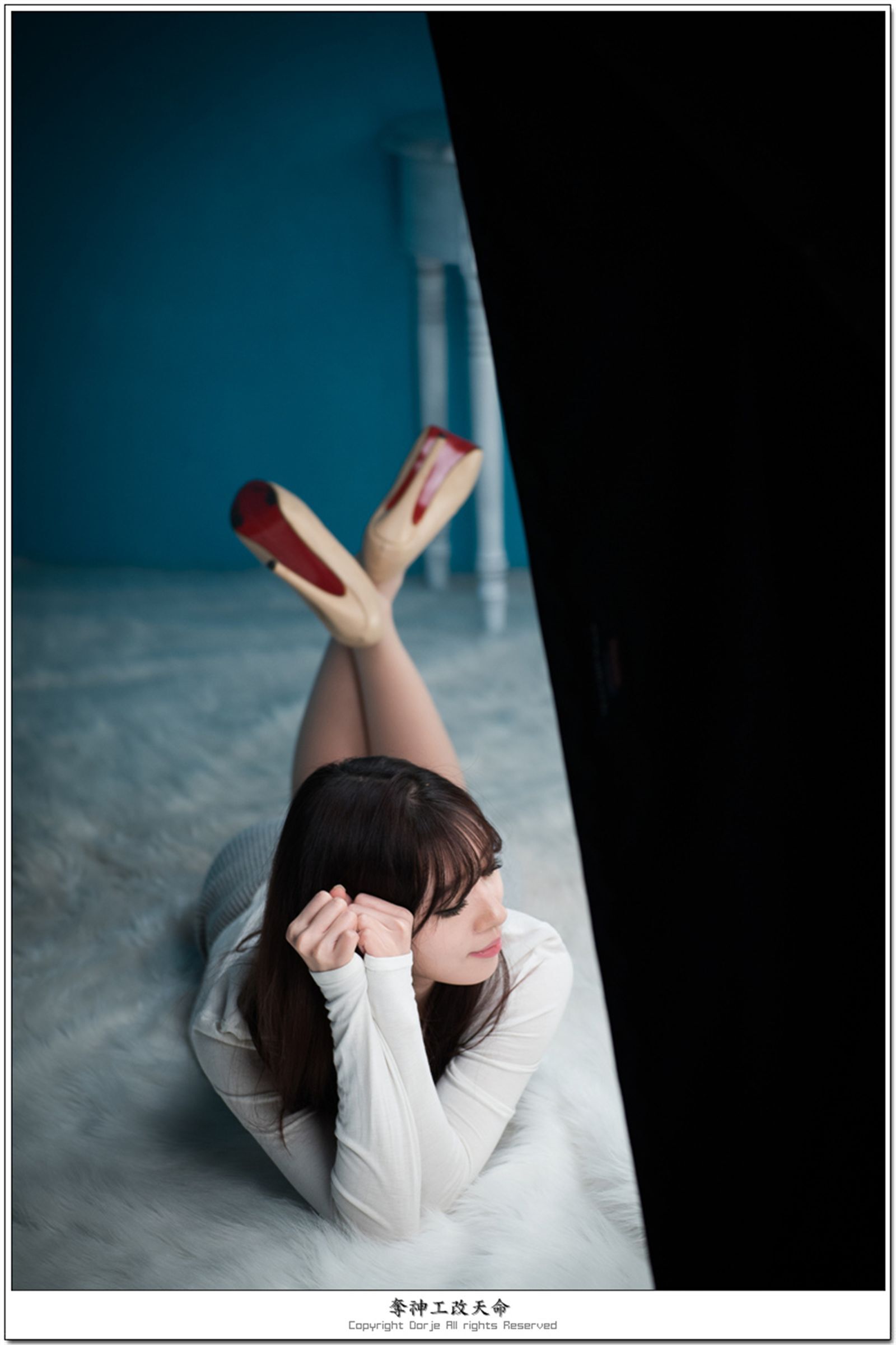 韩国美女宋珠娥-写真纯白玉兔