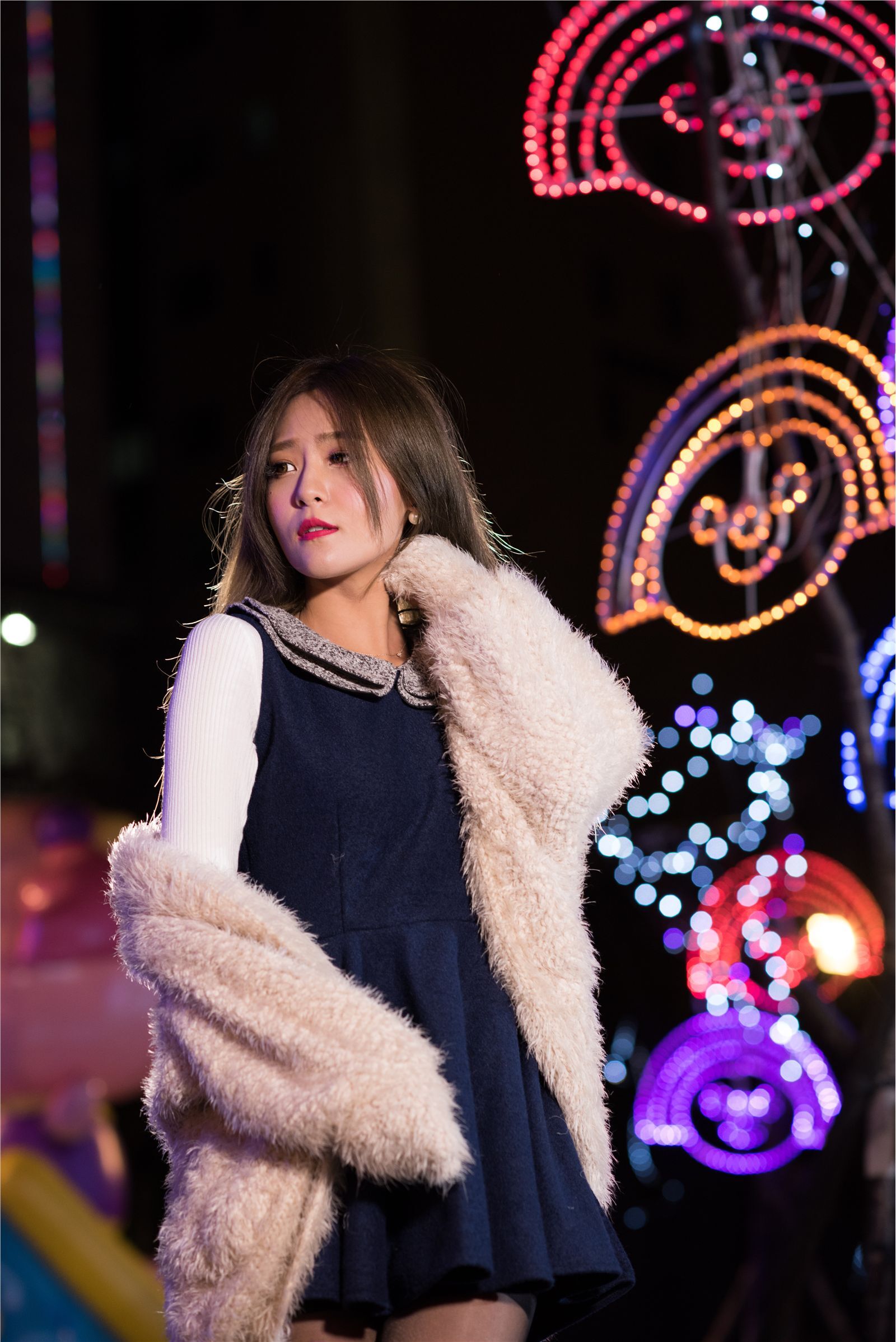 Beautyleg女神-小雪 Winnie新北欢乐耶诞城 圣诞夜拍超清合集