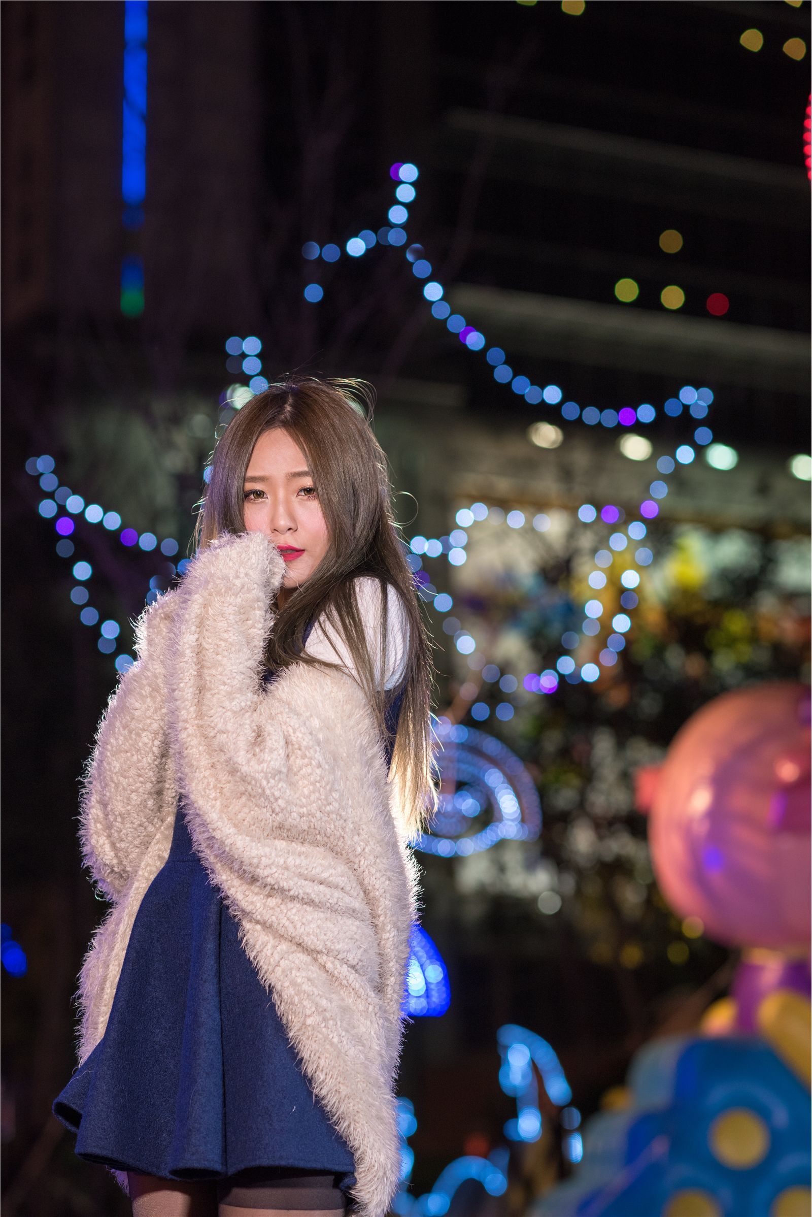 Beautyleg女神-小雪 Winnie新北欢乐耶诞城 圣诞夜拍超清合集