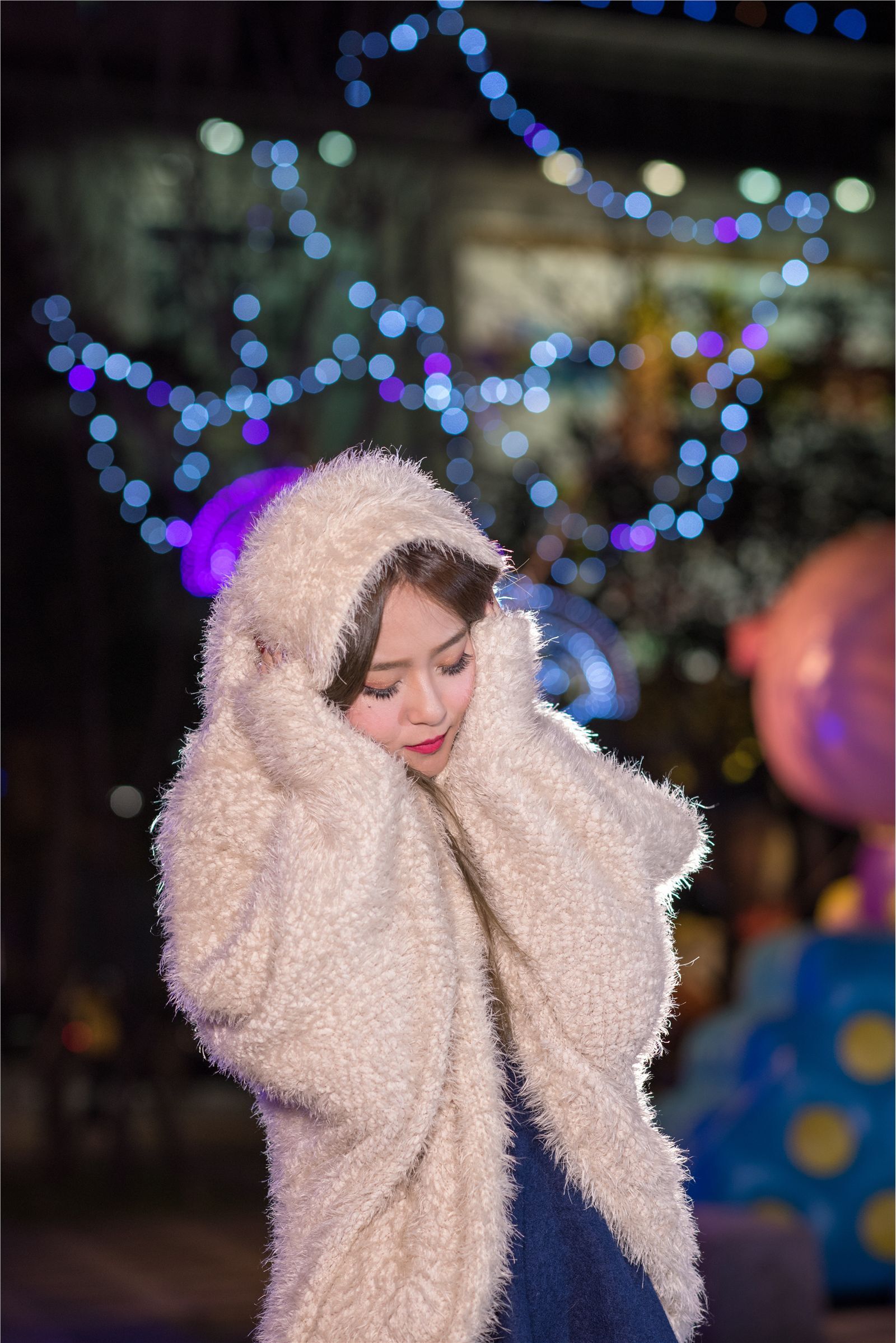 Beautyleg女神-小雪 Winnie新北欢乐耶诞城 圣诞夜拍超清合集
