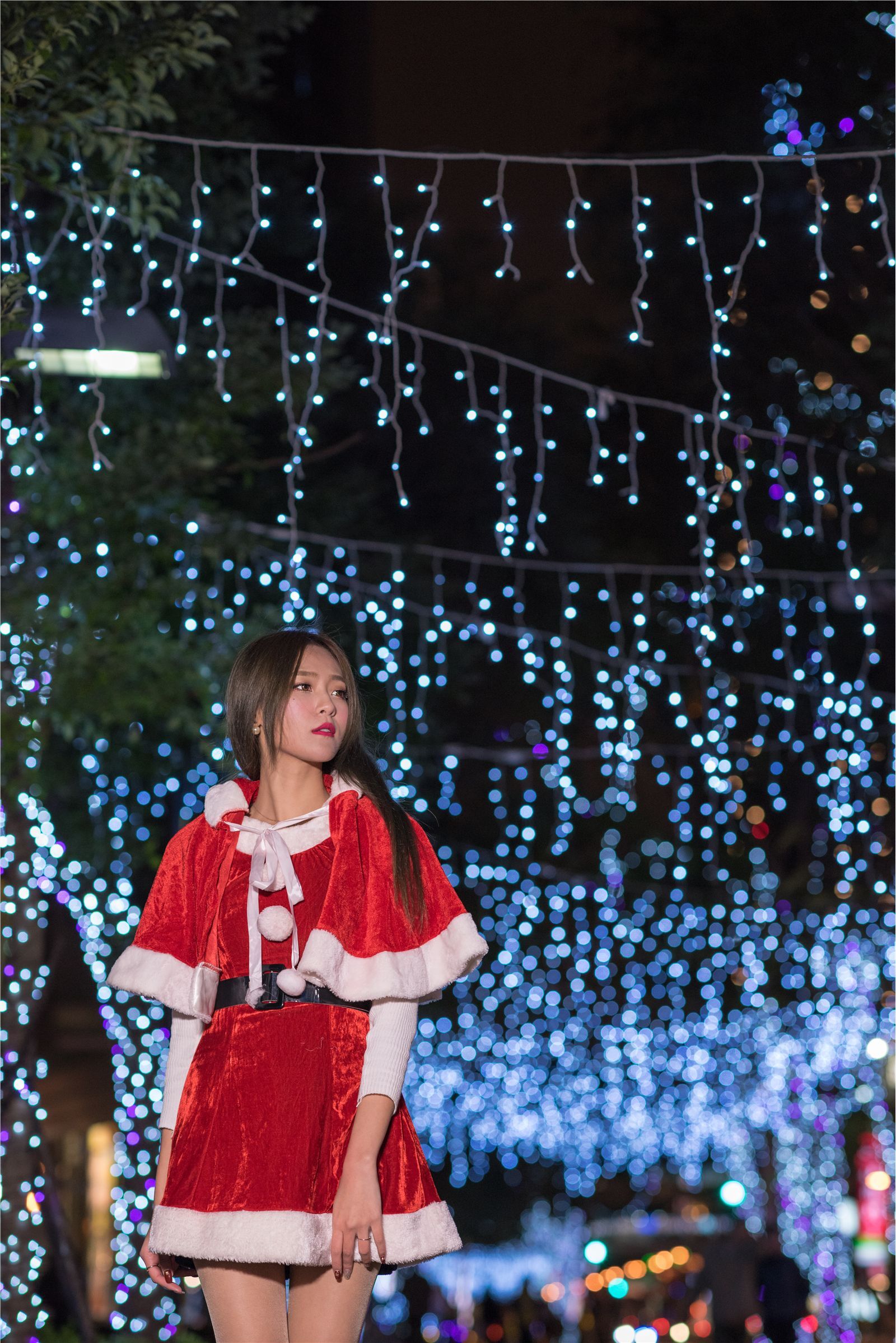 Beautyleg女神-小雪 Winnie新北欢乐耶诞城 圣诞夜拍超清合集