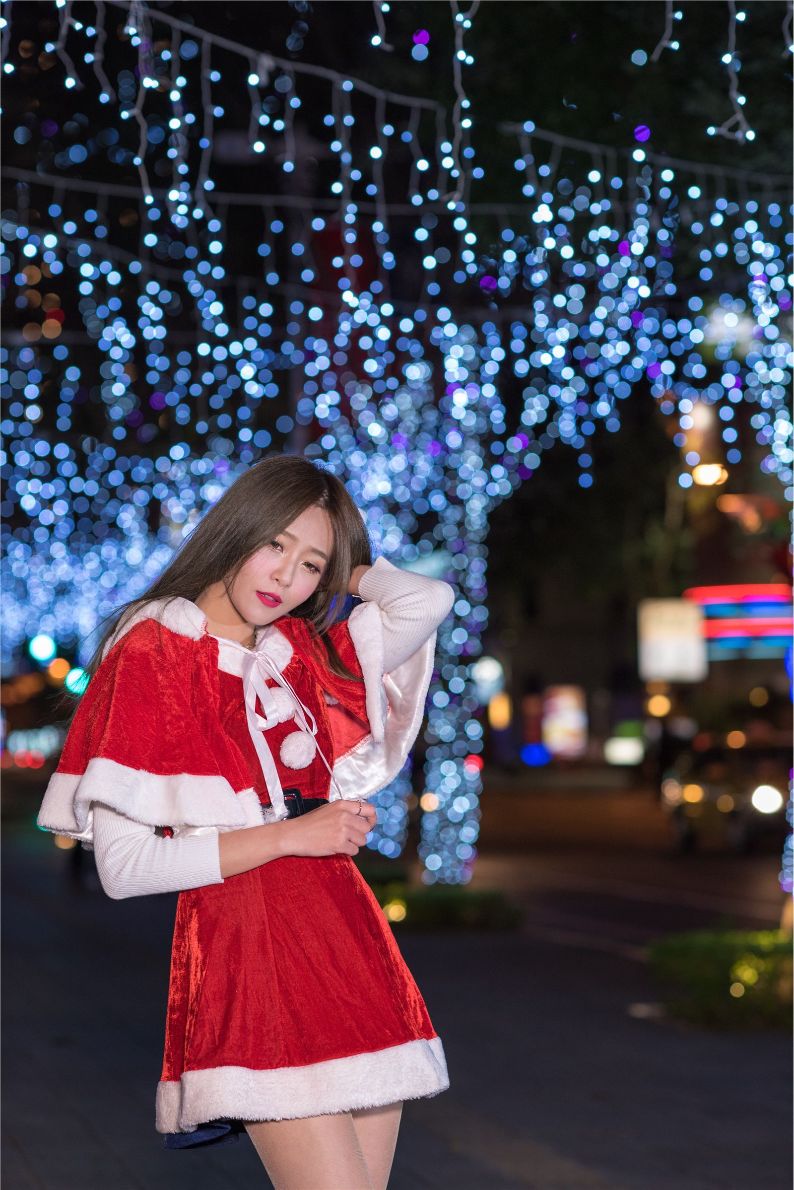 Beautyleg女神-小雪 Winnie新北欢乐耶诞城 圣诞夜拍超清合集