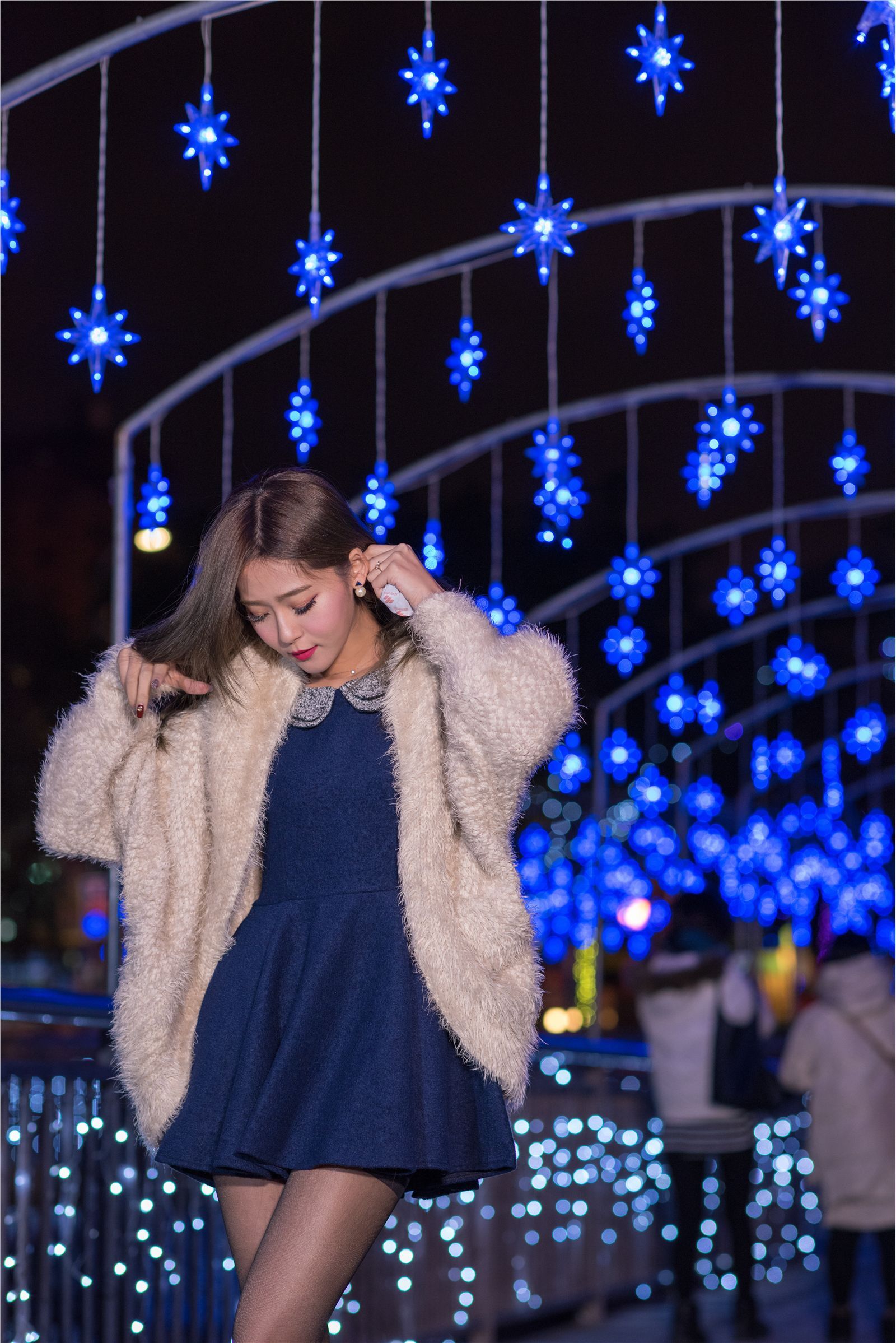 Beautyleg女神-小雪 Winnie新北欢乐耶诞城 圣诞夜拍超清合集