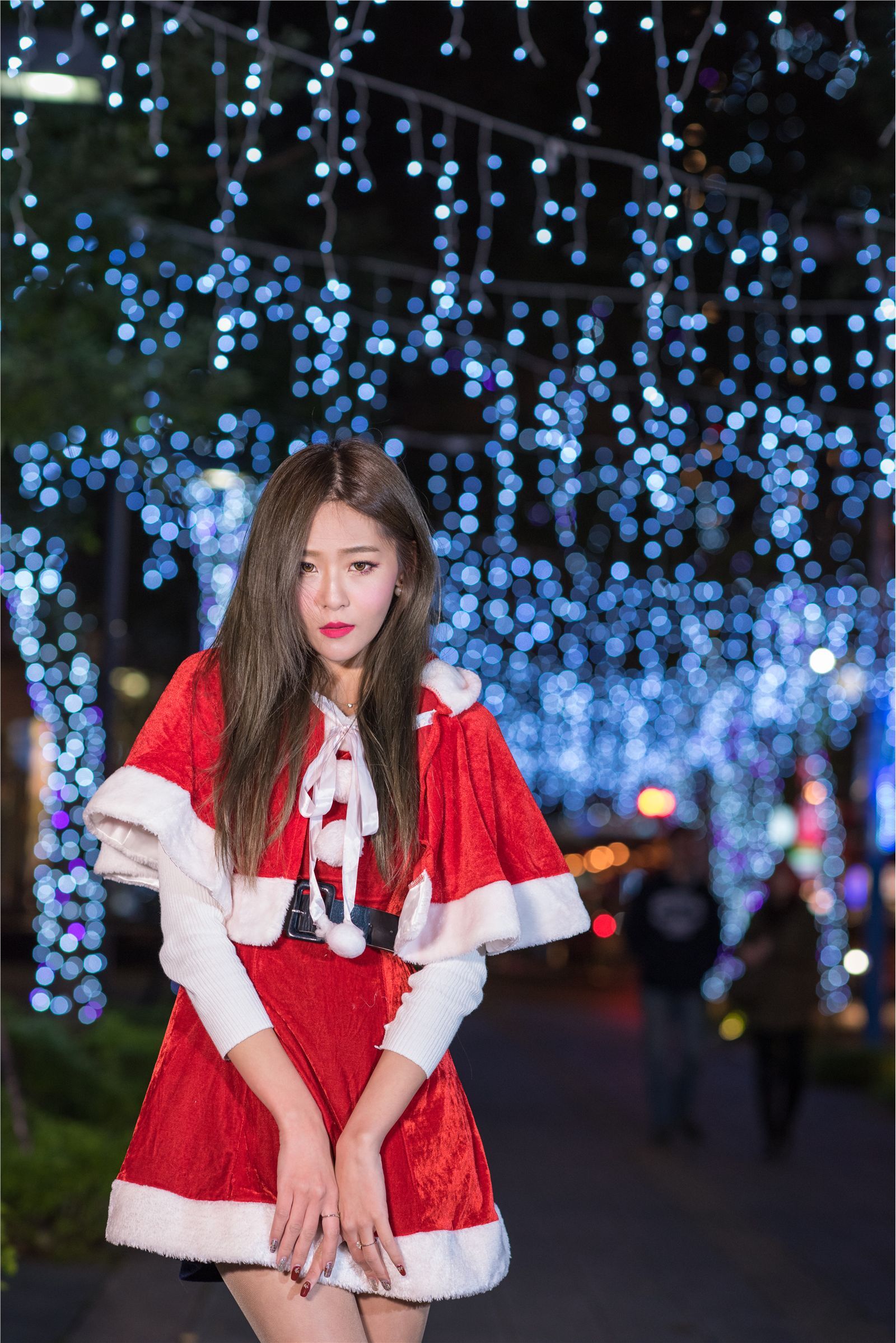 Beautyleg女神-小雪 Winnie新北欢乐耶诞城 圣诞夜拍超清合集