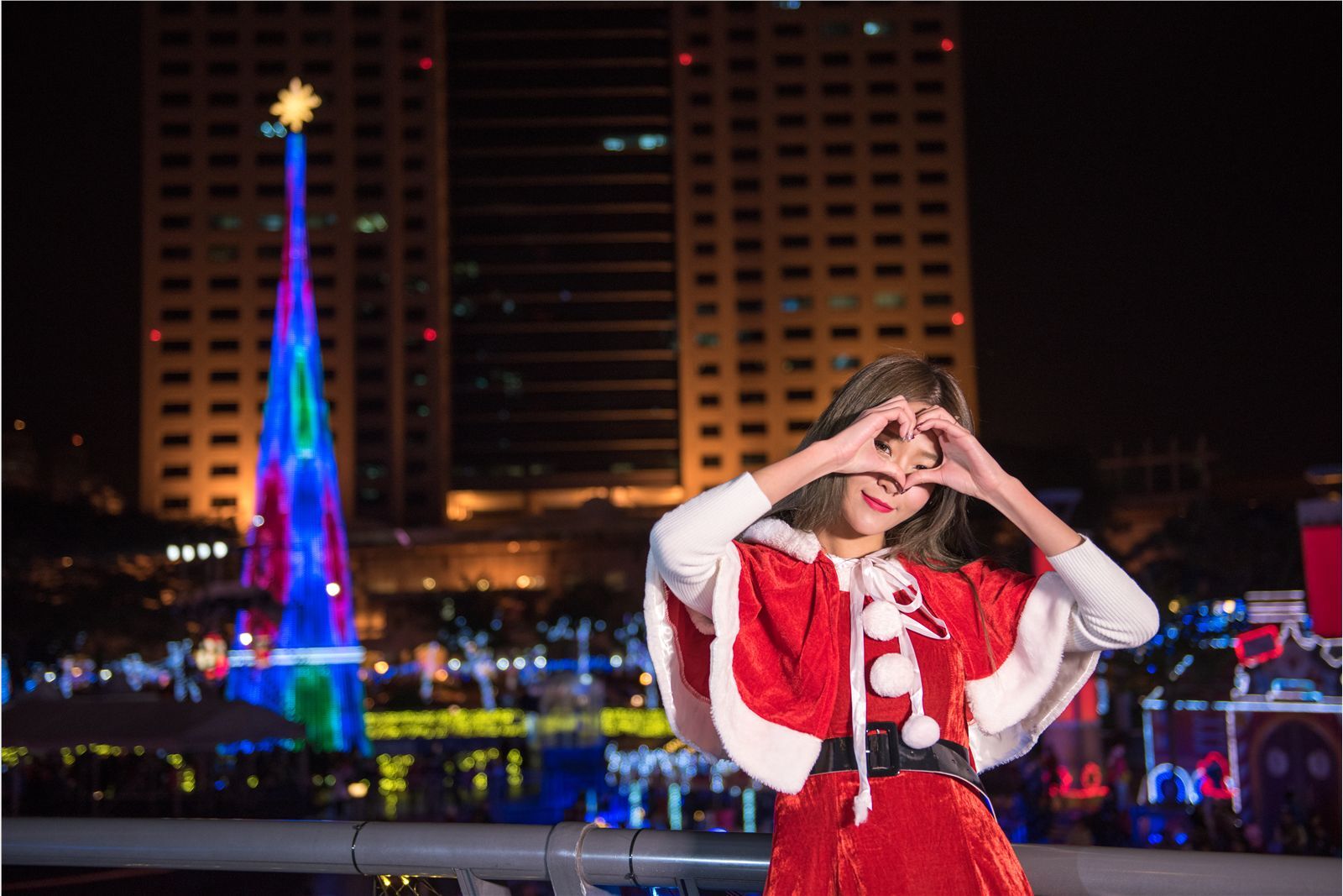 Beautyleg女神-小雪 Winnie新北欢乐耶诞城 圣诞夜拍超清合集