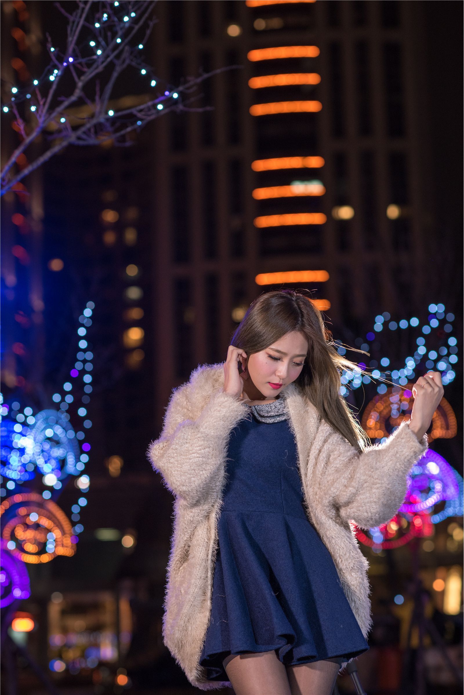 Beautyleg女神-小雪 Winnie新北欢乐耶诞城 圣诞夜拍超清合集