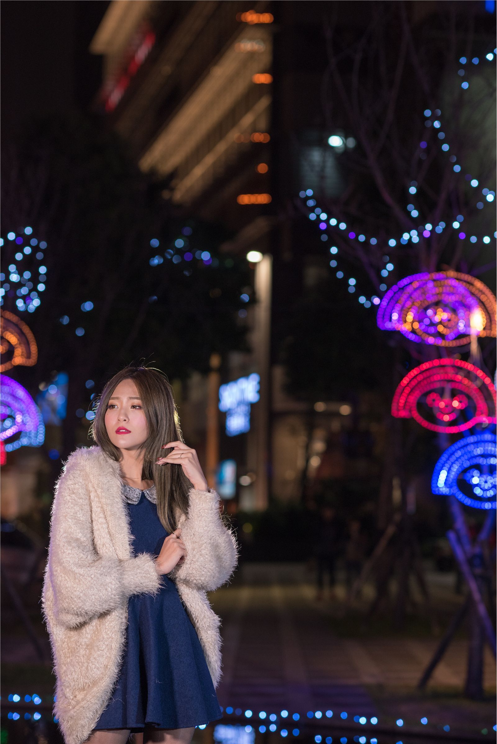 Beautyleg女神-小雪 Winnie新北欢乐耶诞城 圣诞夜拍超清合集