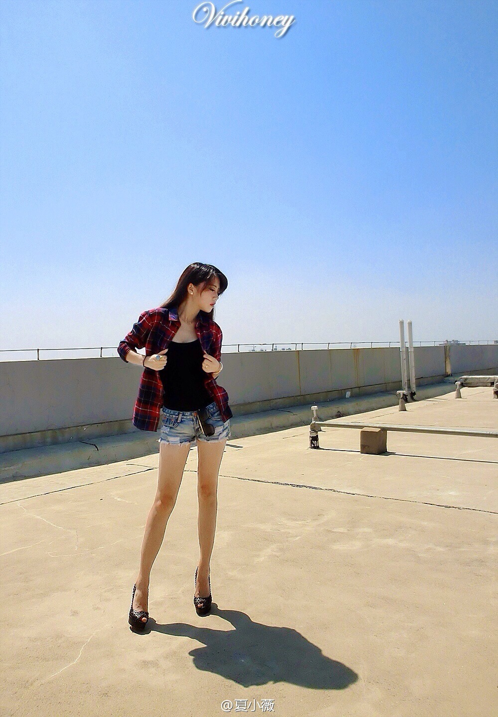 CJ最美主持夏小薇图集