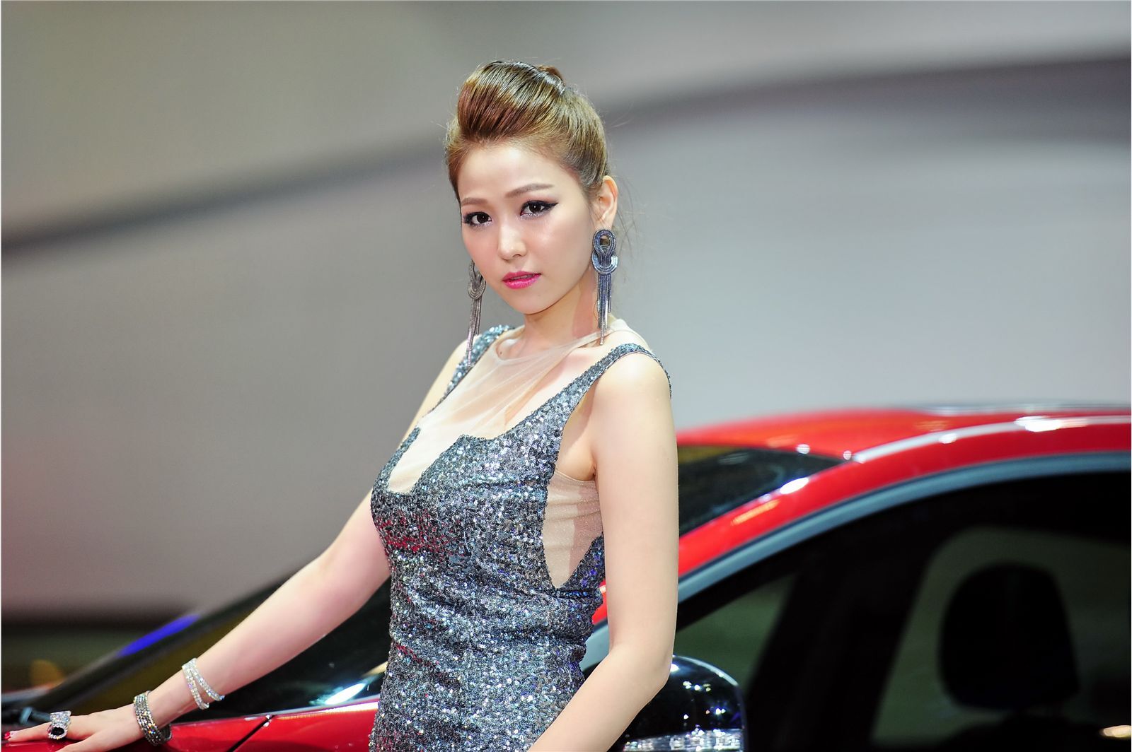 韩国车模女神李恩慧 2014年釜山国际车展图集打包 2