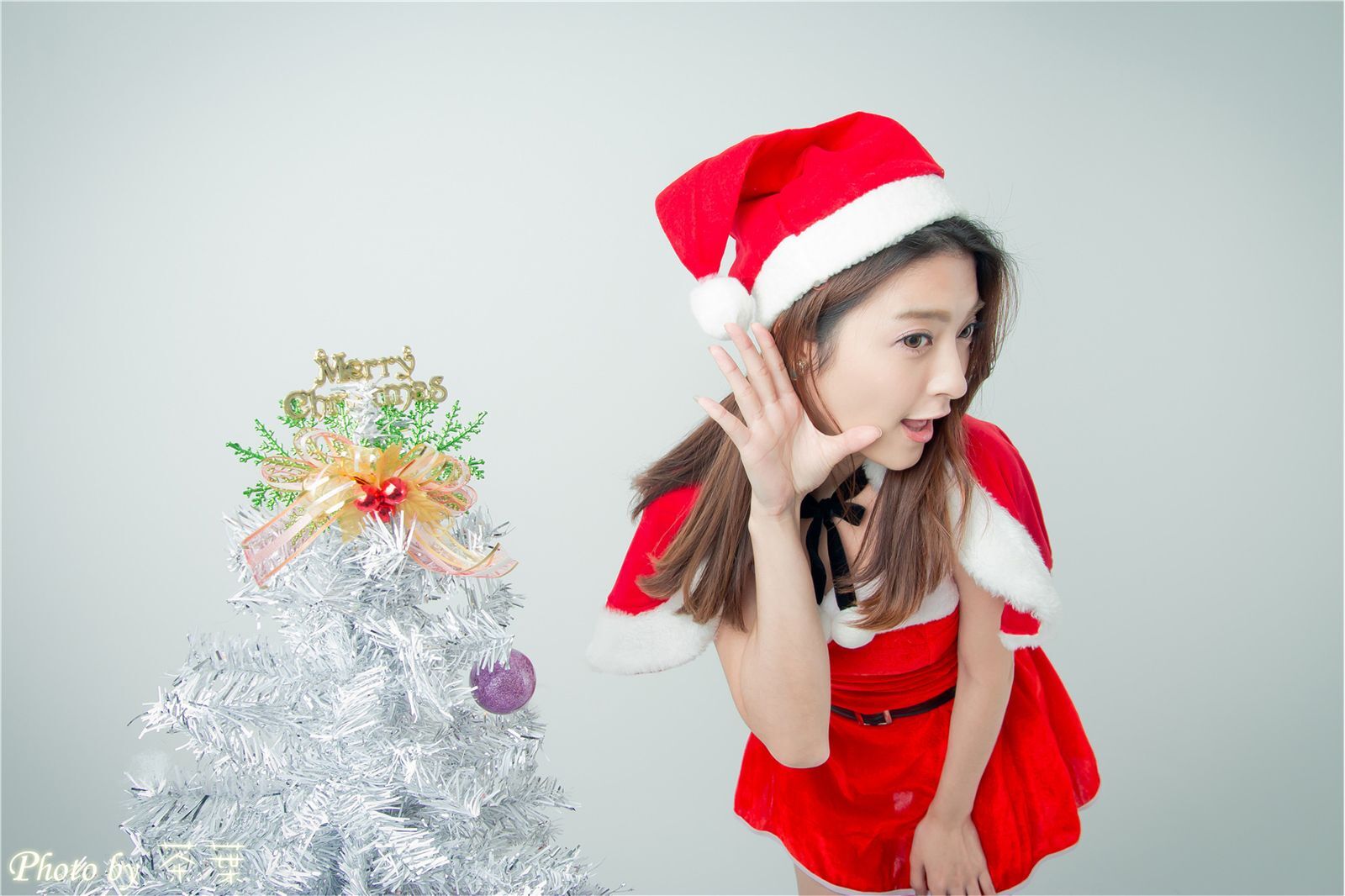 极品台湾正妹高材生李思娴卖萌圣诞装