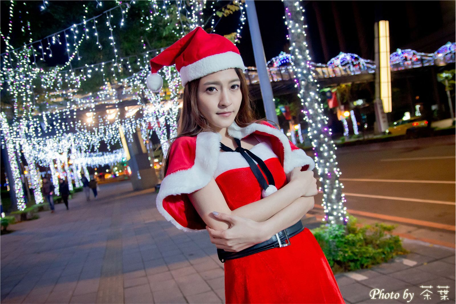 极品台湾正妹高材生李思娴卖萌圣诞装