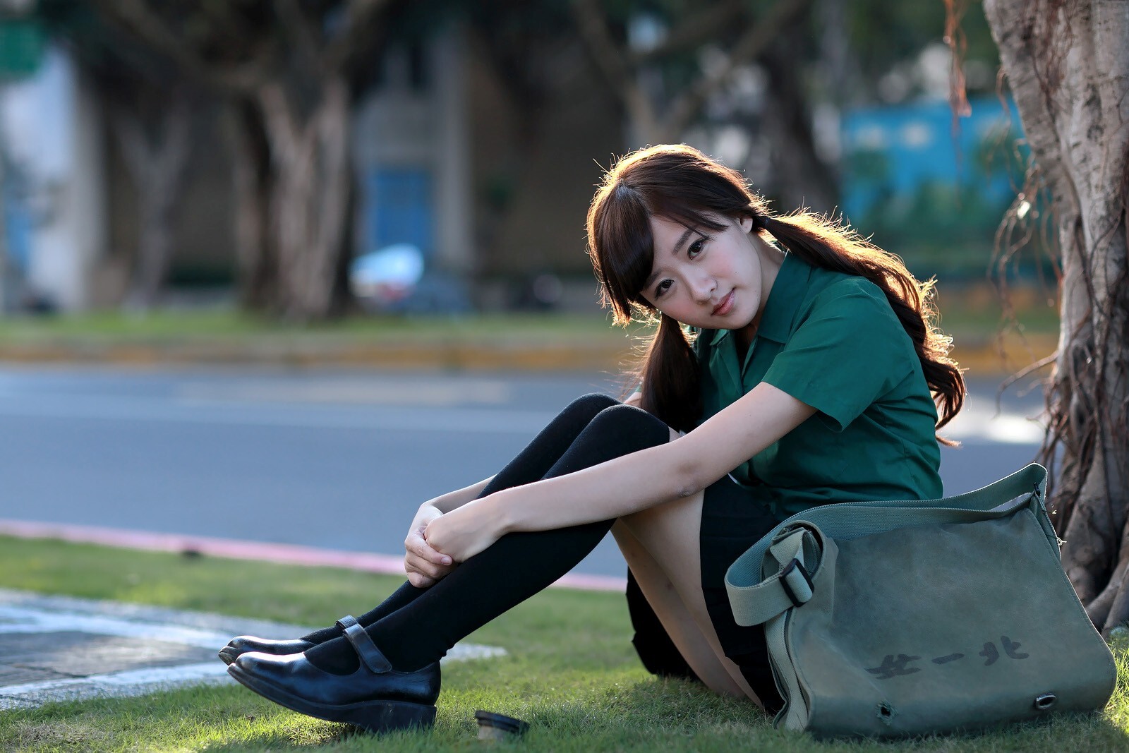 可爱清纯美女李思娴-北一女中制服外拍