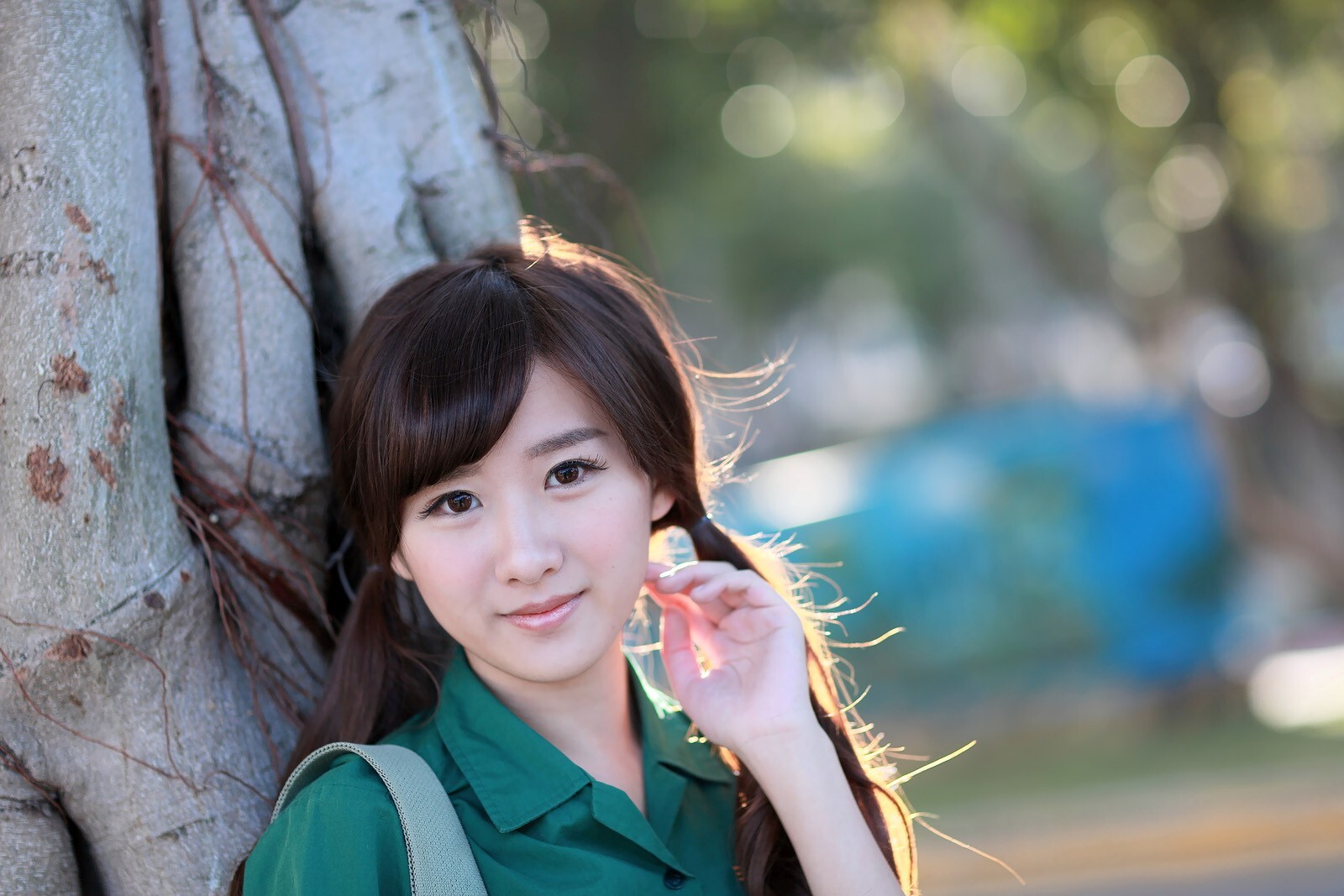 可爱清纯美女李思娴-北一女中制服外拍