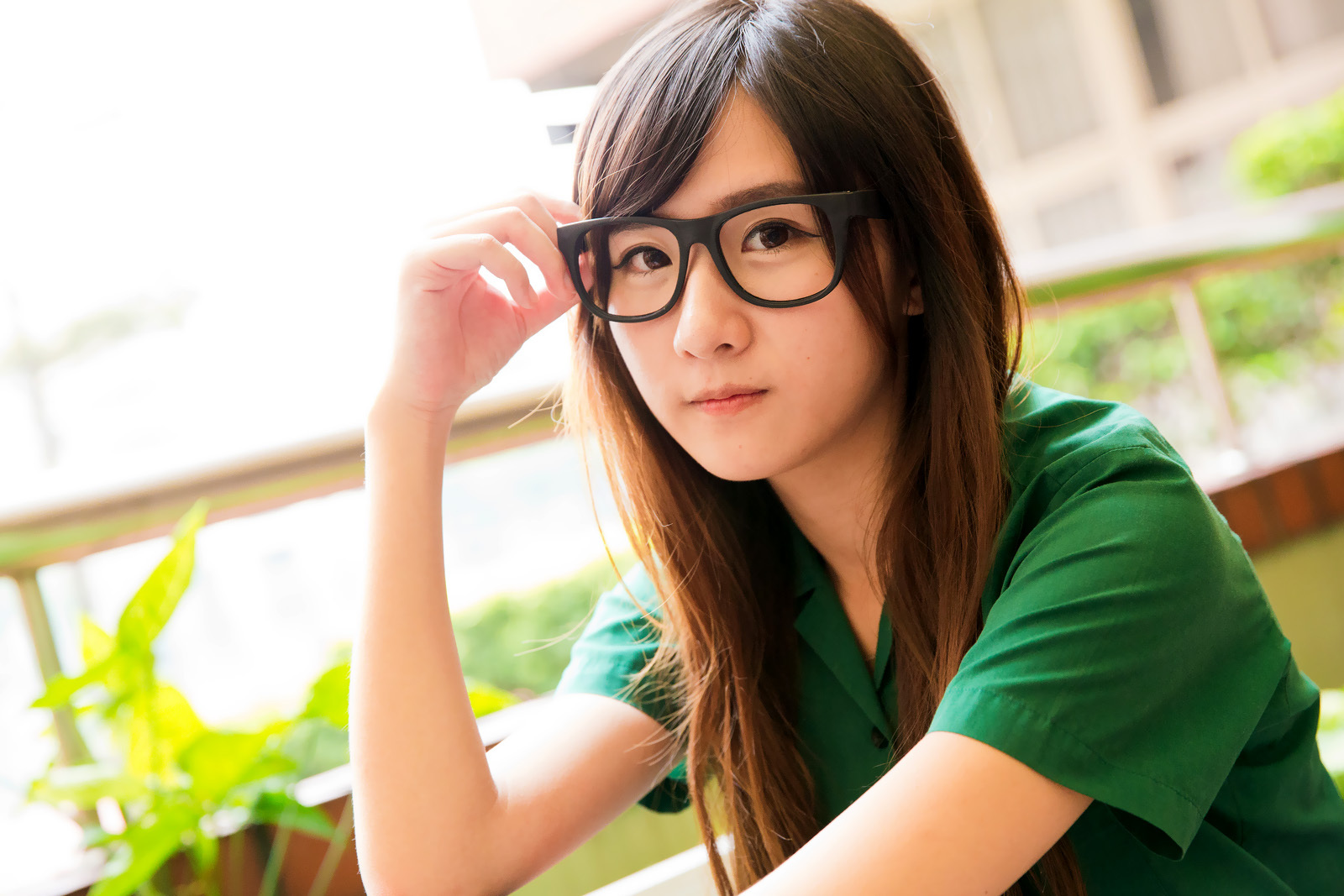 可爱清纯美女李思娴-北一女中制服外拍