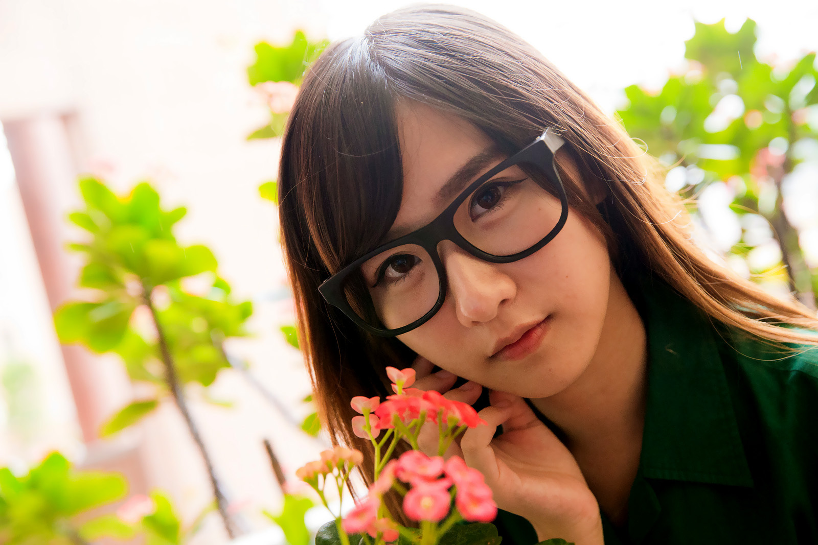 可爱清纯美女李思娴-北一女中制服外拍